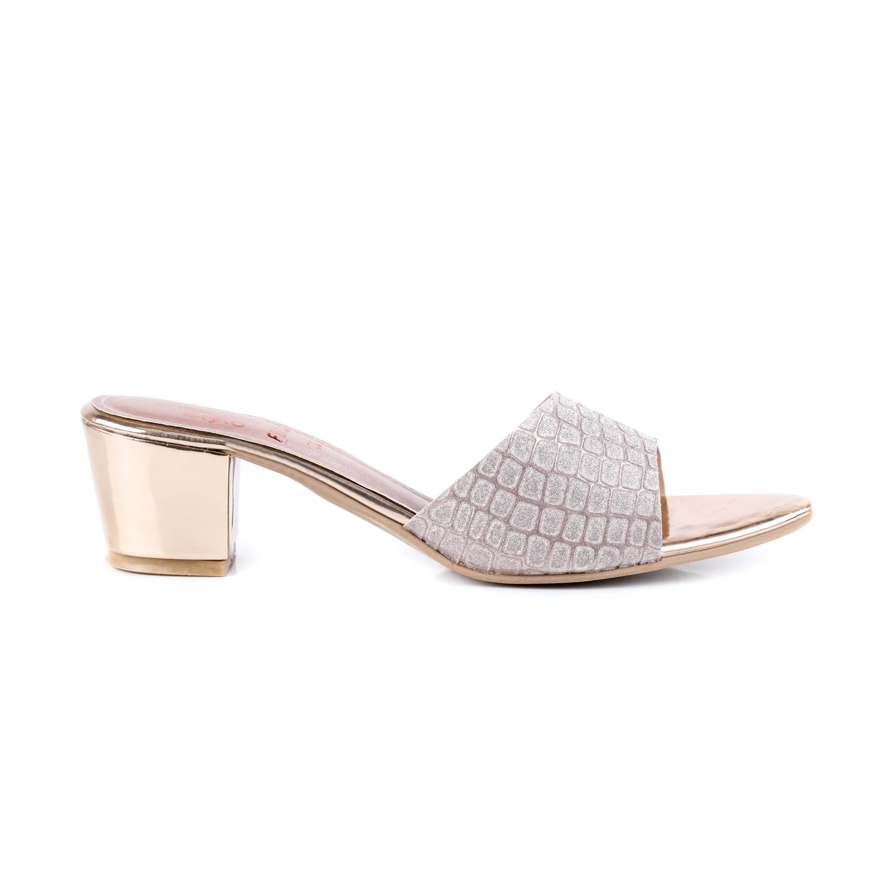 Peach Color Fancy Slippers FN7377 - Image 2