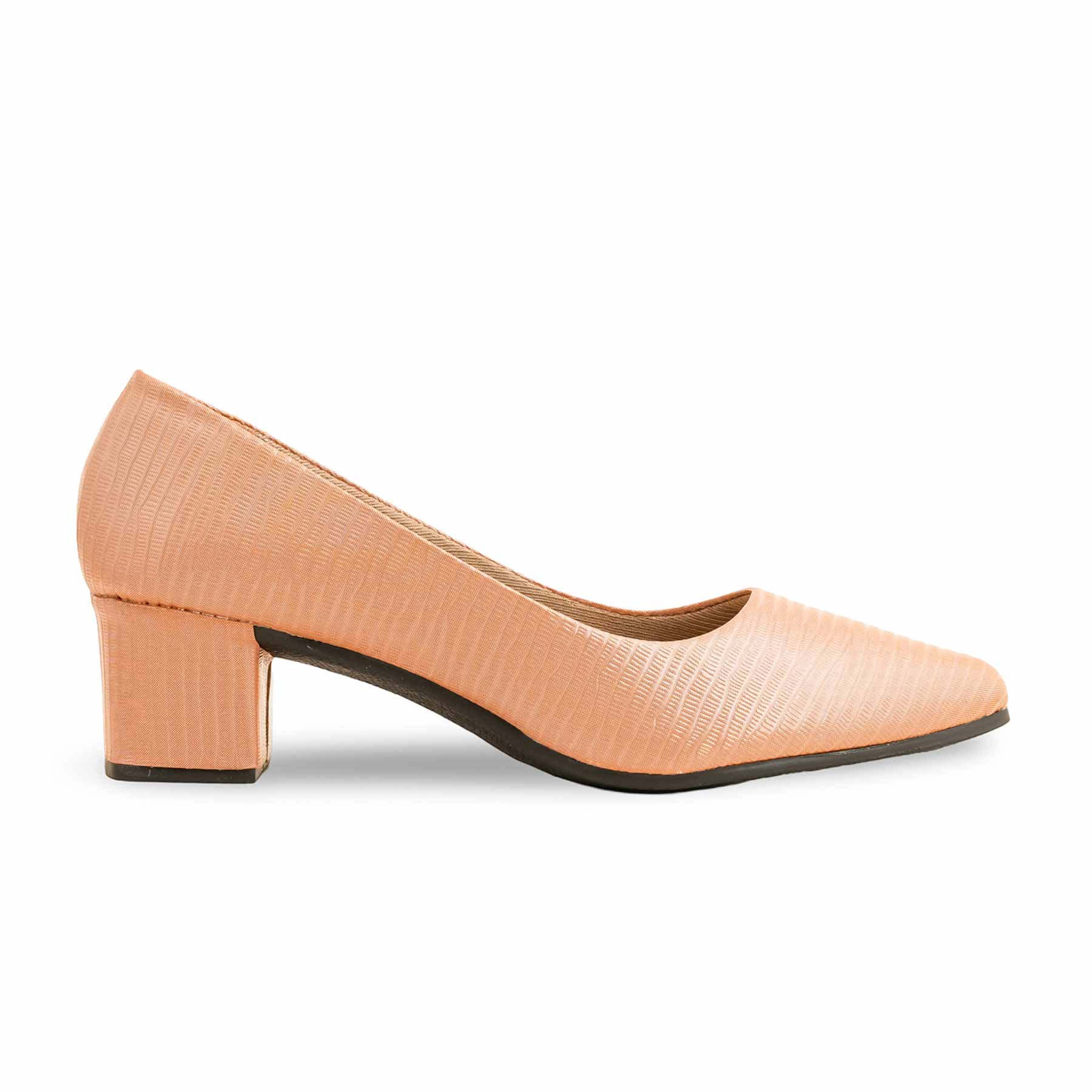 Peach Court Shoes For Women WN7479 - Image 2