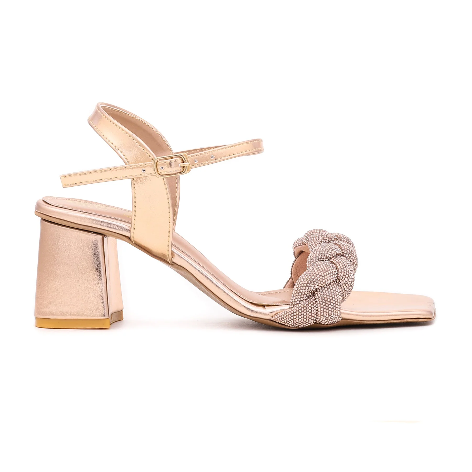Peach Fancy Bridal Sandal FN5497 - Image 2