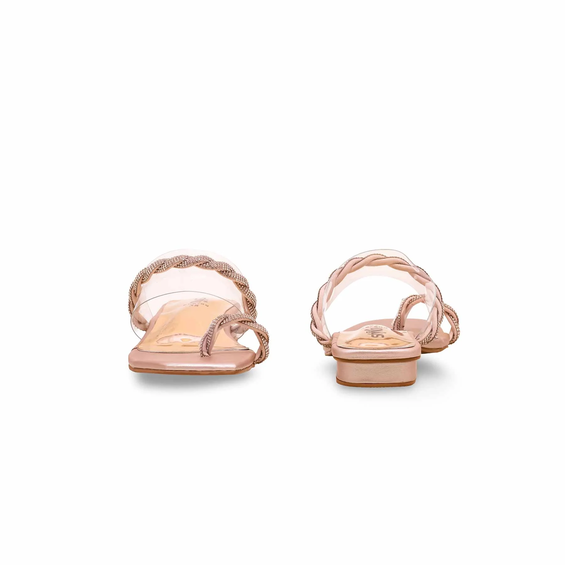 Peach Fancy Chappal FN0760 - Image 4