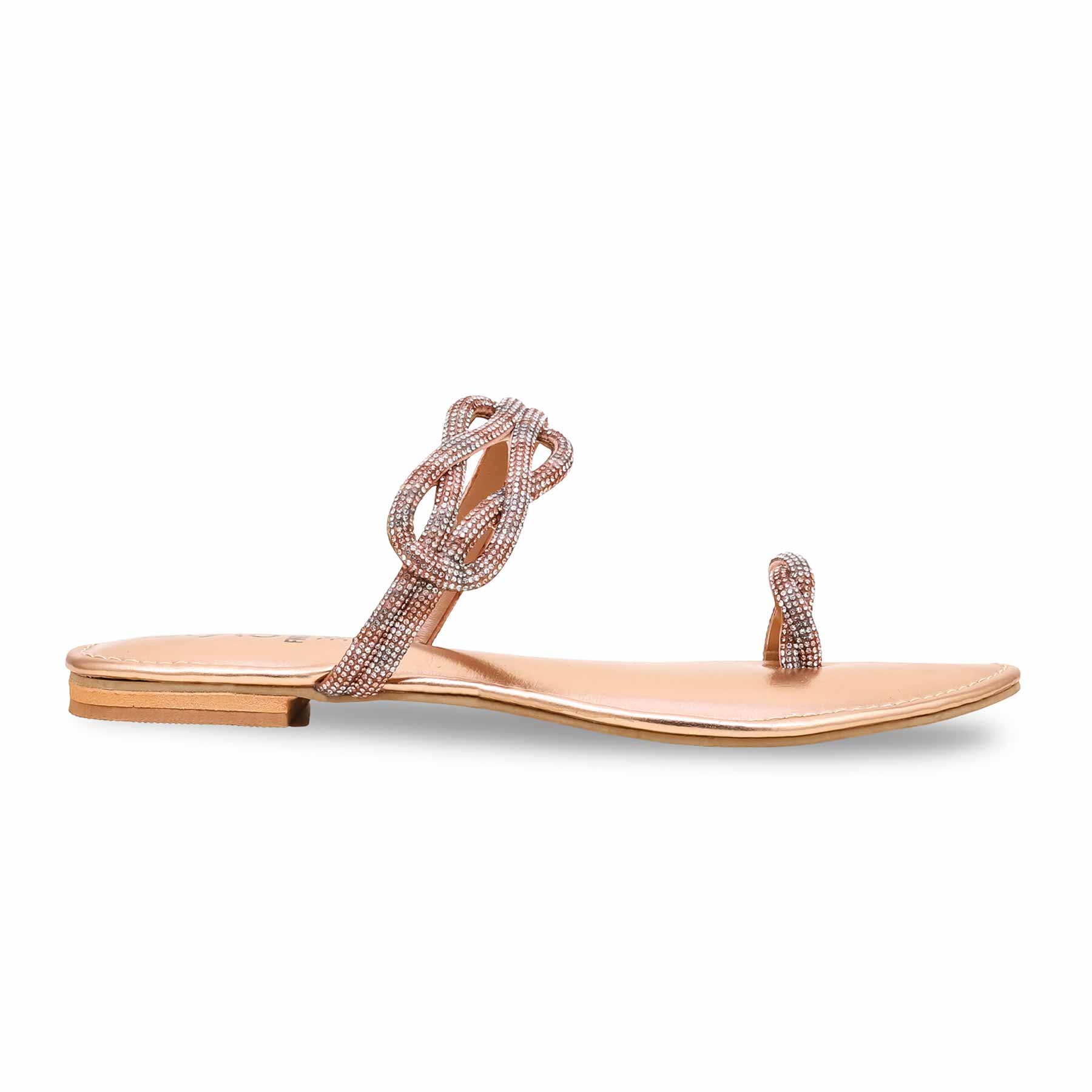 Peach Fancy Chappal FN0765 - Image 2