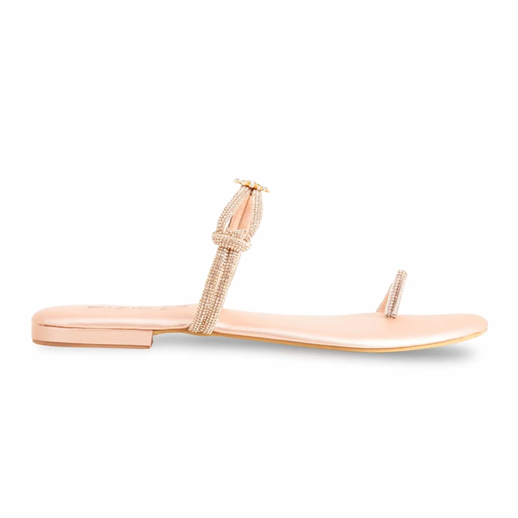 Peach Fancy Chappal FN0784 - Image 2