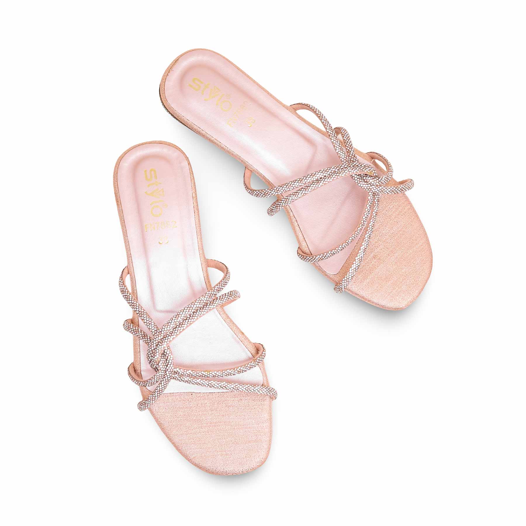 Peach Fancy Slipper FN7882 - Image 4