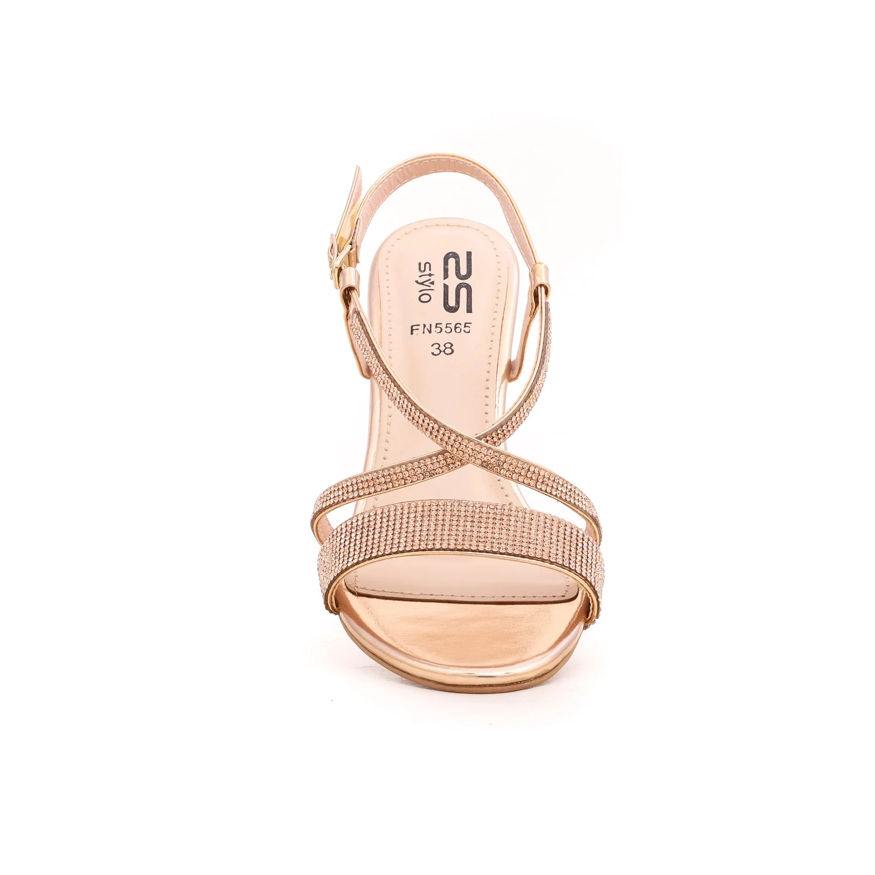 Peach Fancy Sandal FN5565 - Image 3
