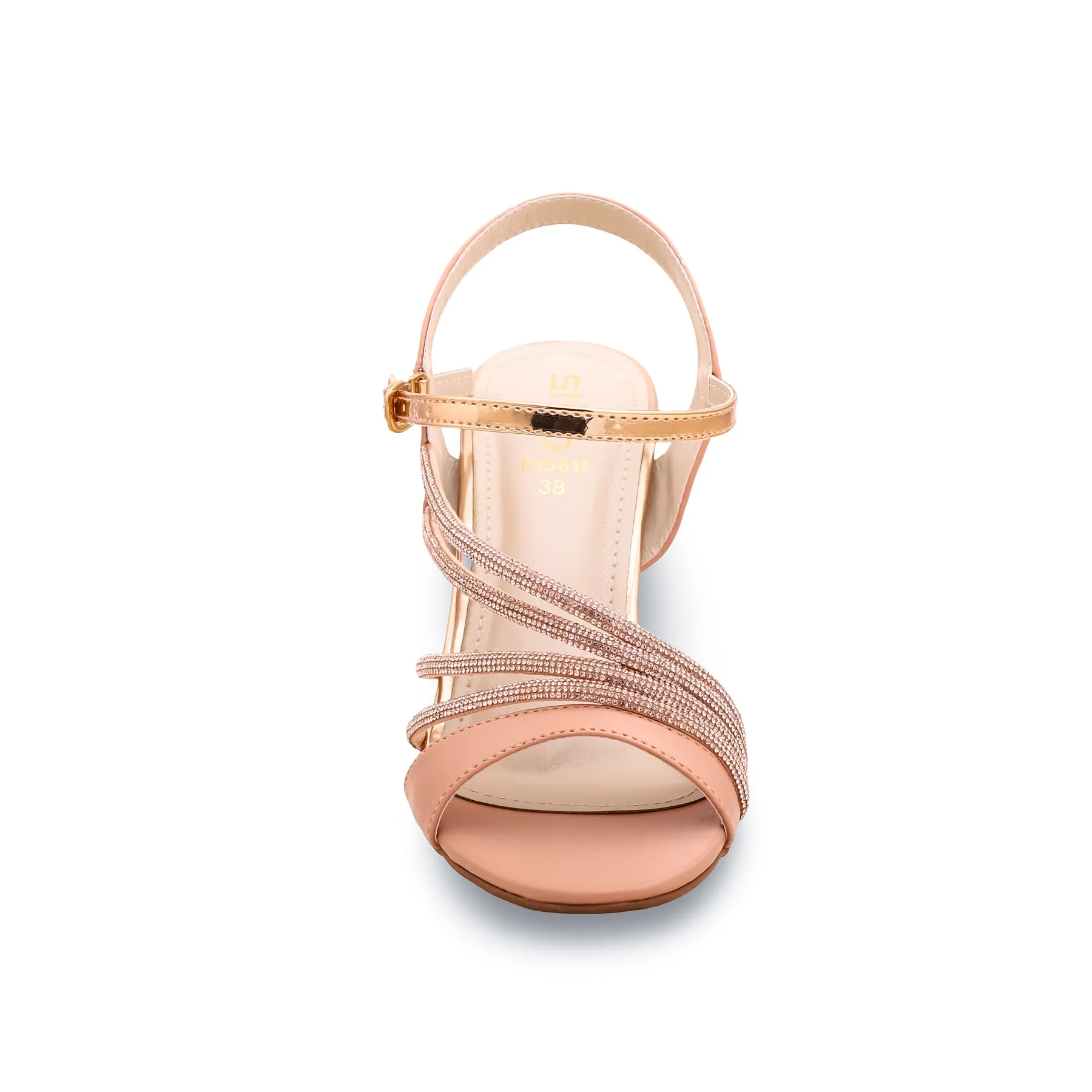 Peach Fancy Sandal FN5811 - Image 3