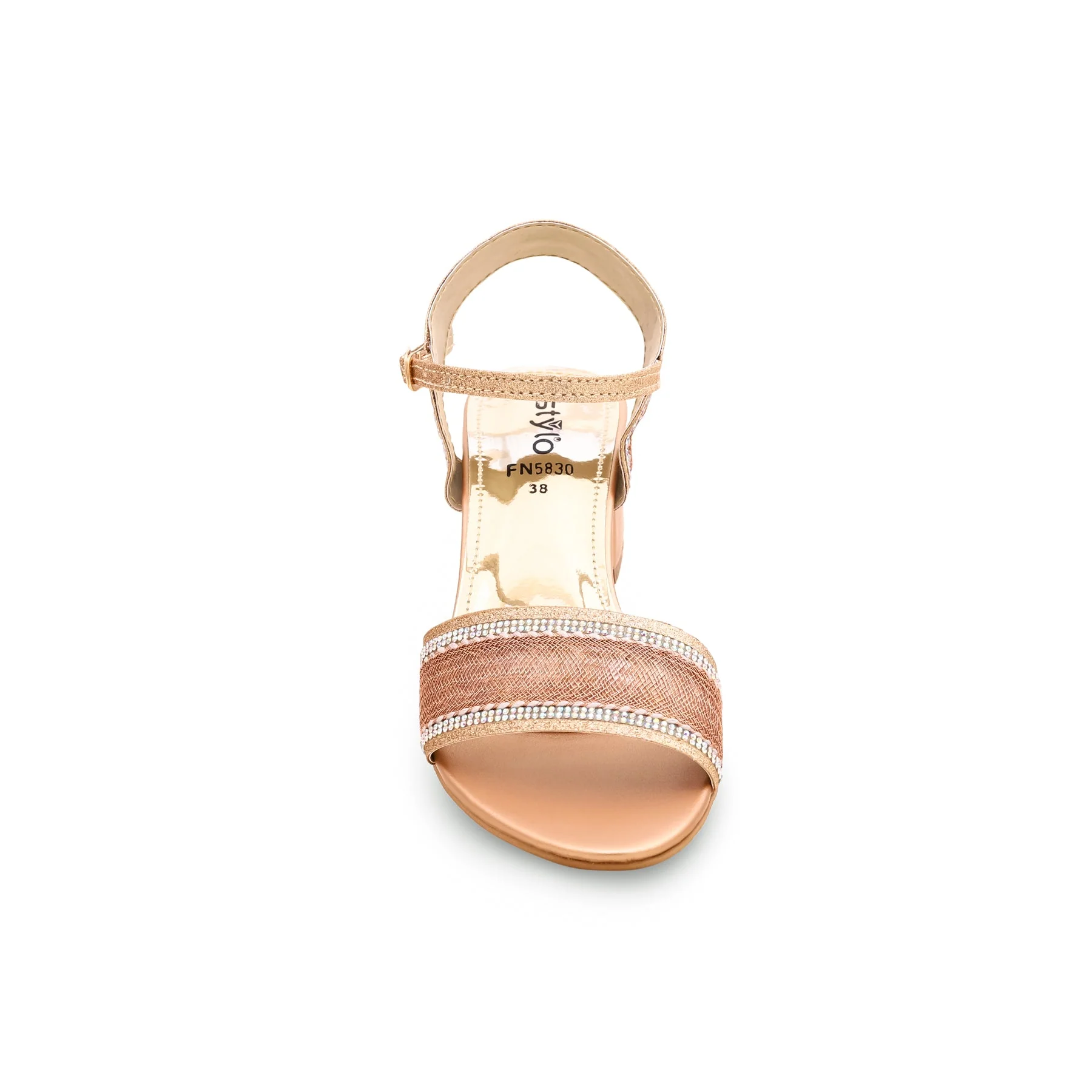 Peach Fancy Sandal FN5830 - Image 3