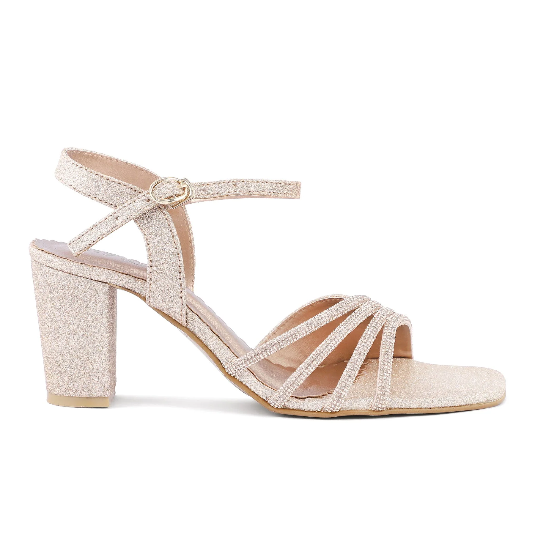 Peach Fancy Sandal FN5900 - Image 2
