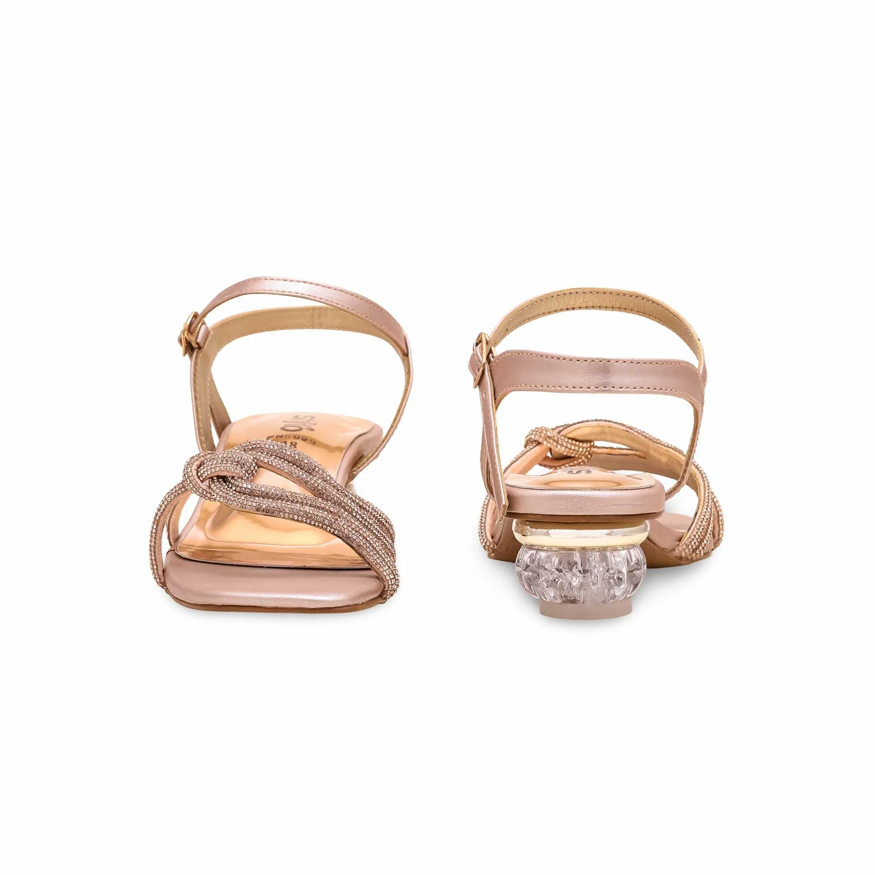 Peach Fancy Sandal FN5999 - Image 3