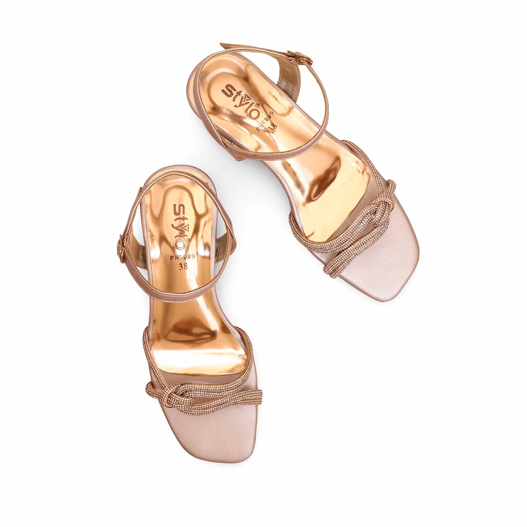 Peach Fancy Sandal FN5999 - Image 4