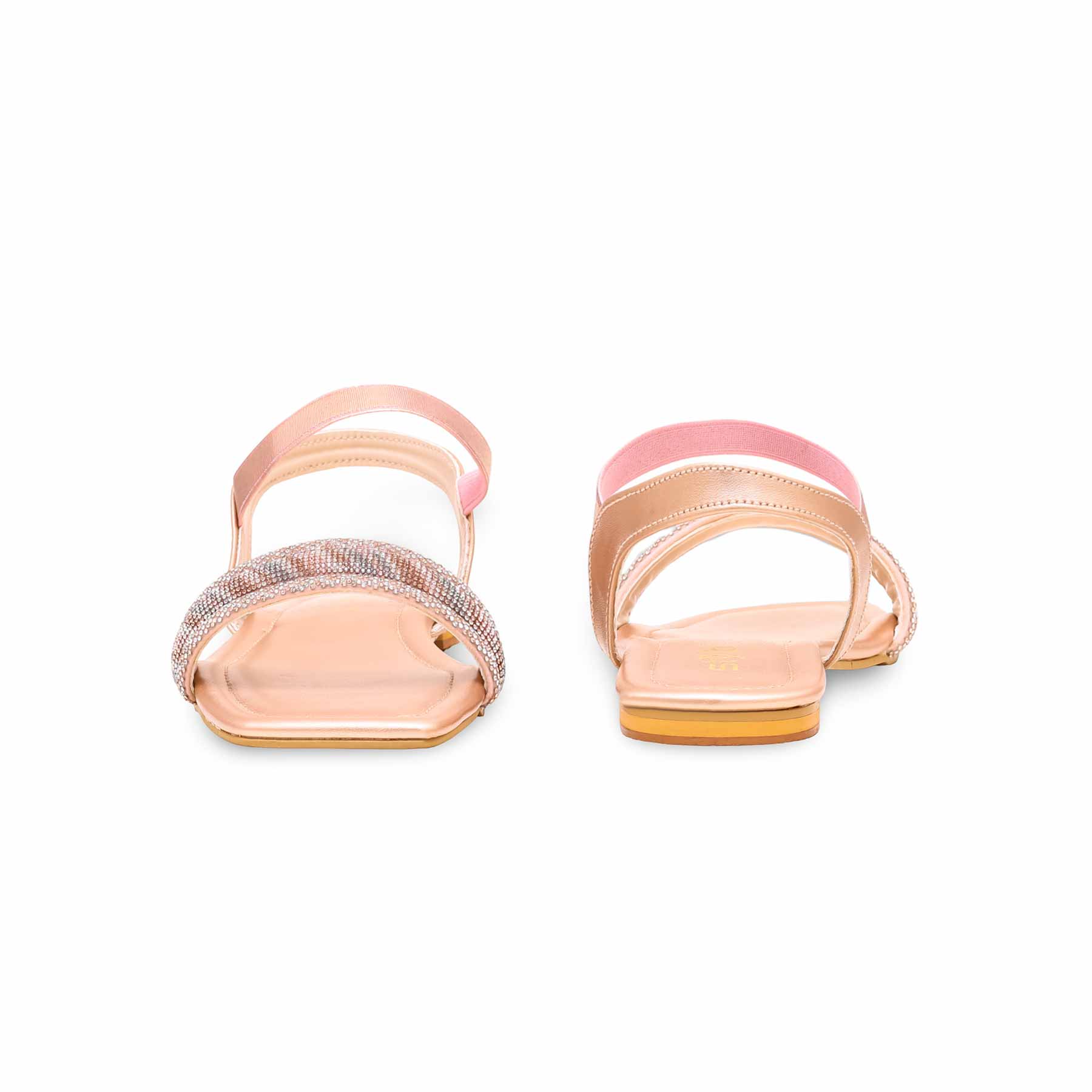 Peach Fancy Sandal FN6001 - Image 4