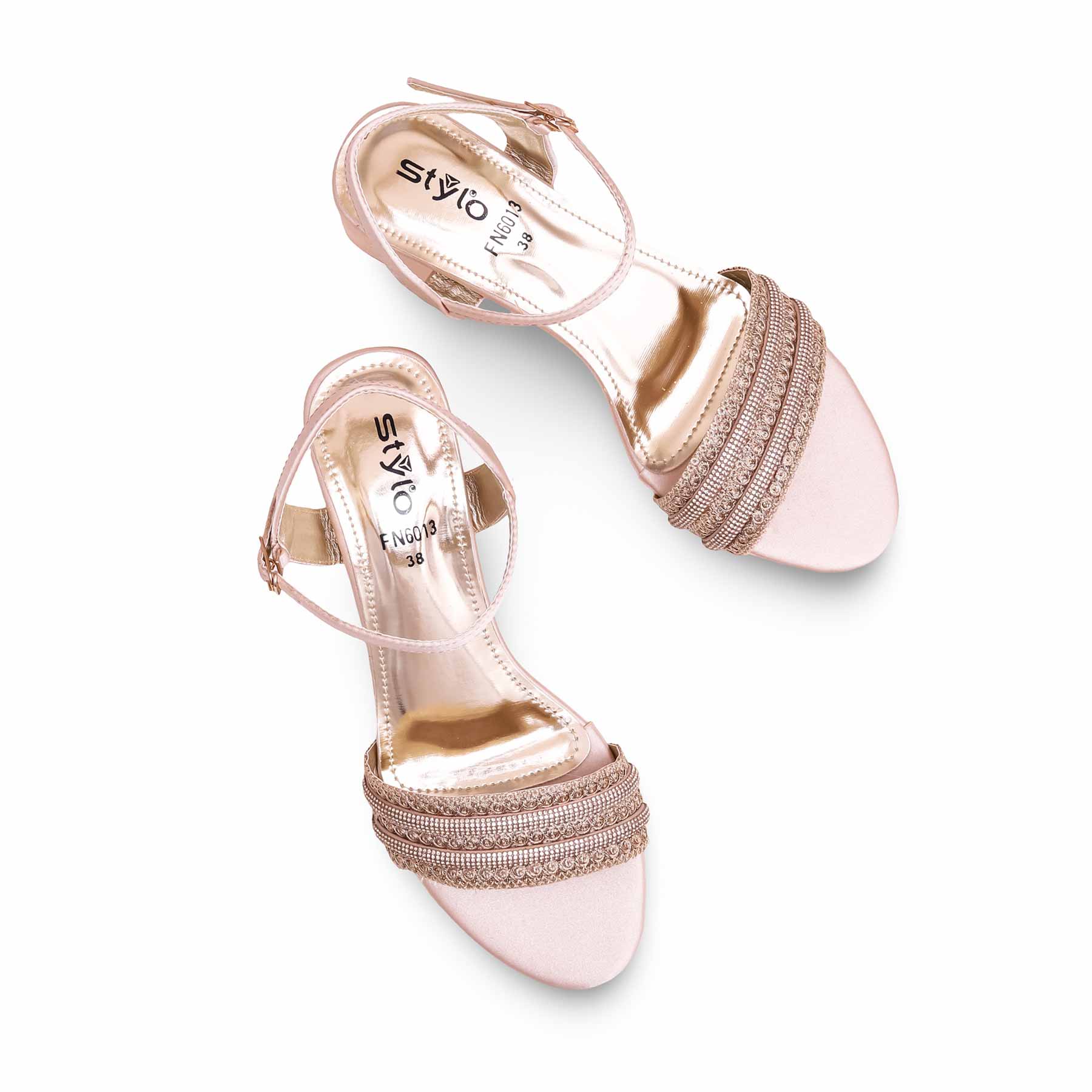 Peach Fancy Sandal FN6013 - Image 4