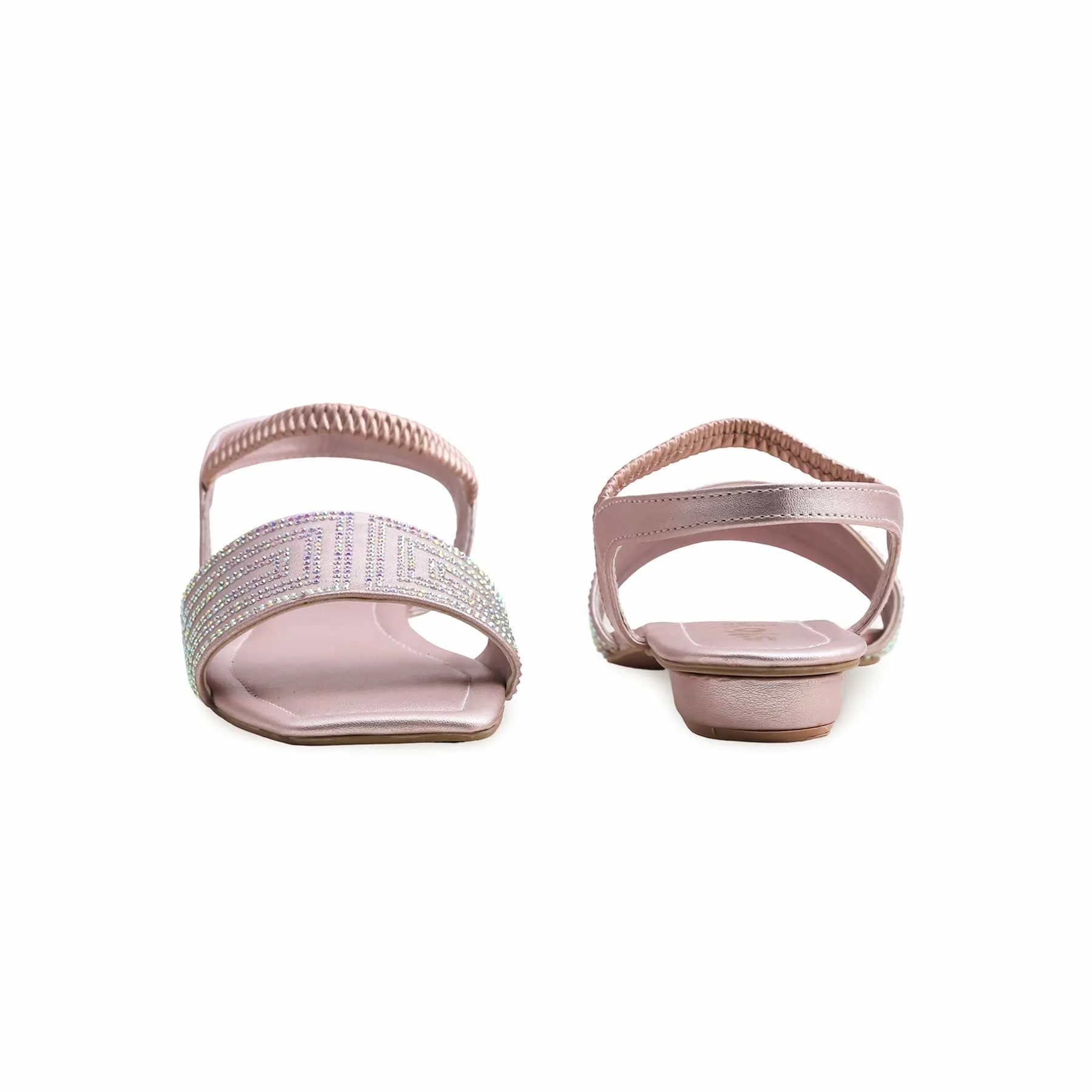 Peach Fancy Sandal FN6052 - Image 4