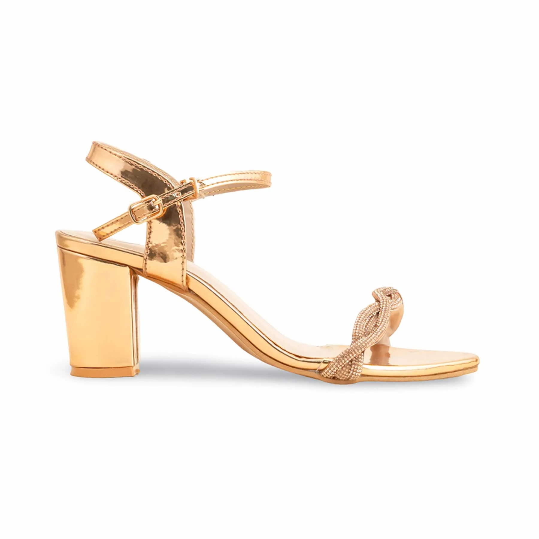 Peach Fancy Sandal FN6076 - Image 2