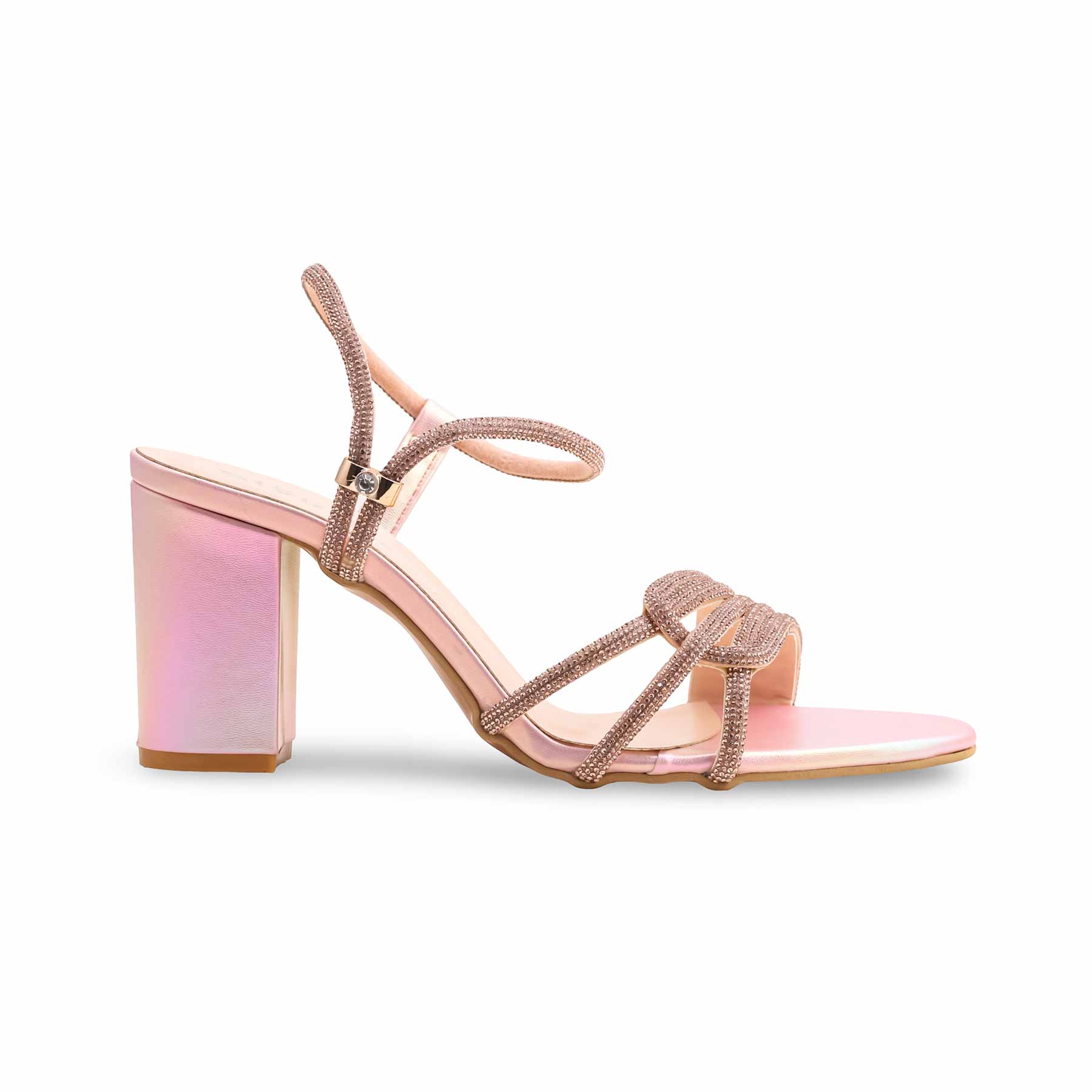 Peach Fancy Sandal FN6084 - Image 2