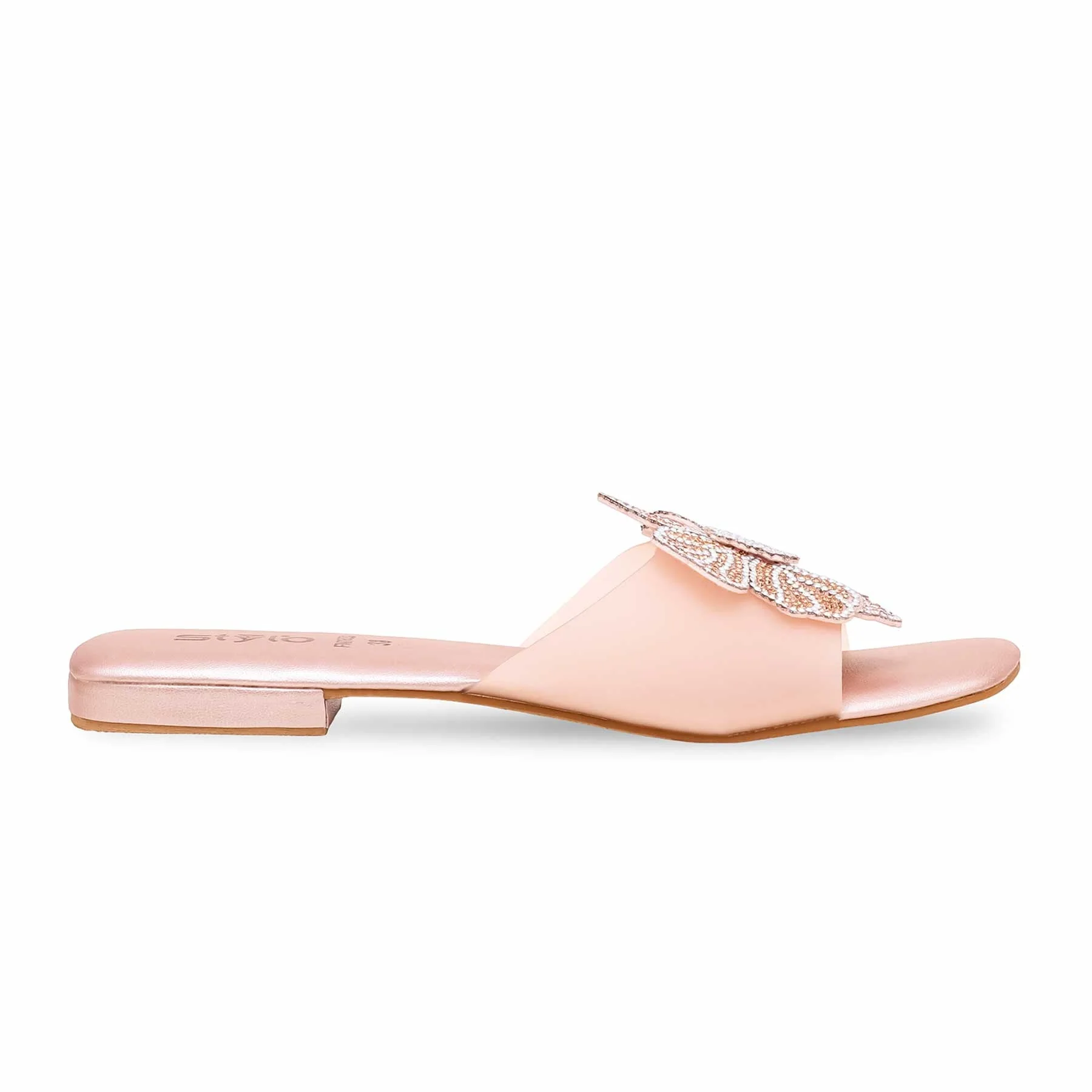 Peach Fancy Slipper FN7833 - Image 2