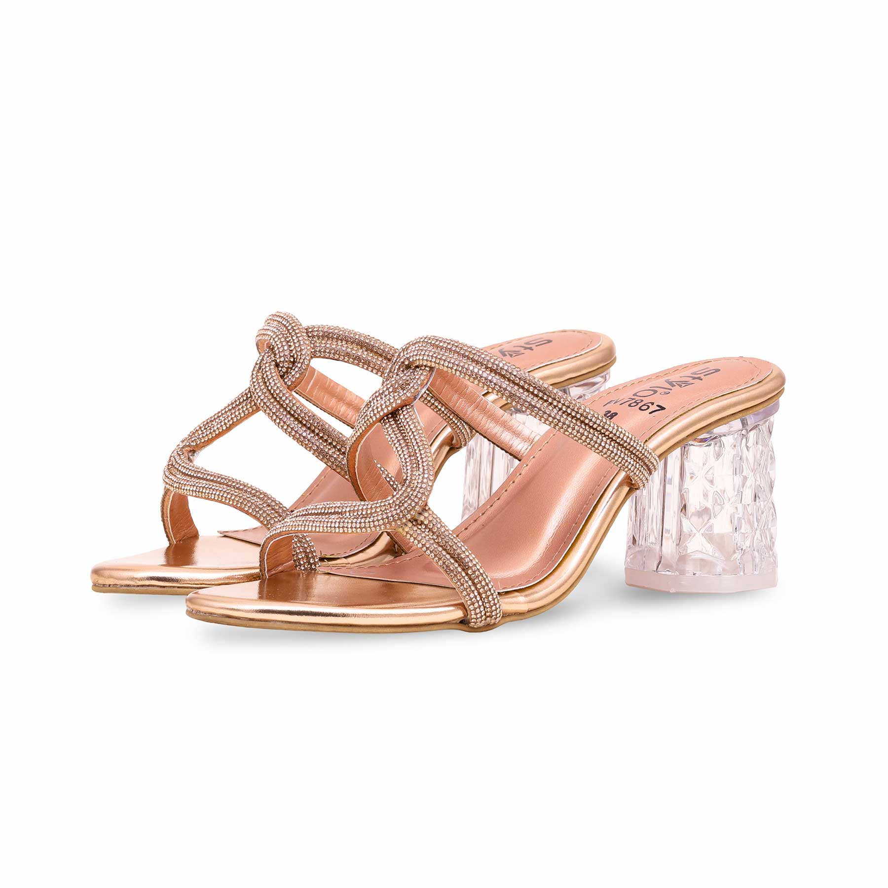 Peach Fancy Slipper FN7867 - Image 3