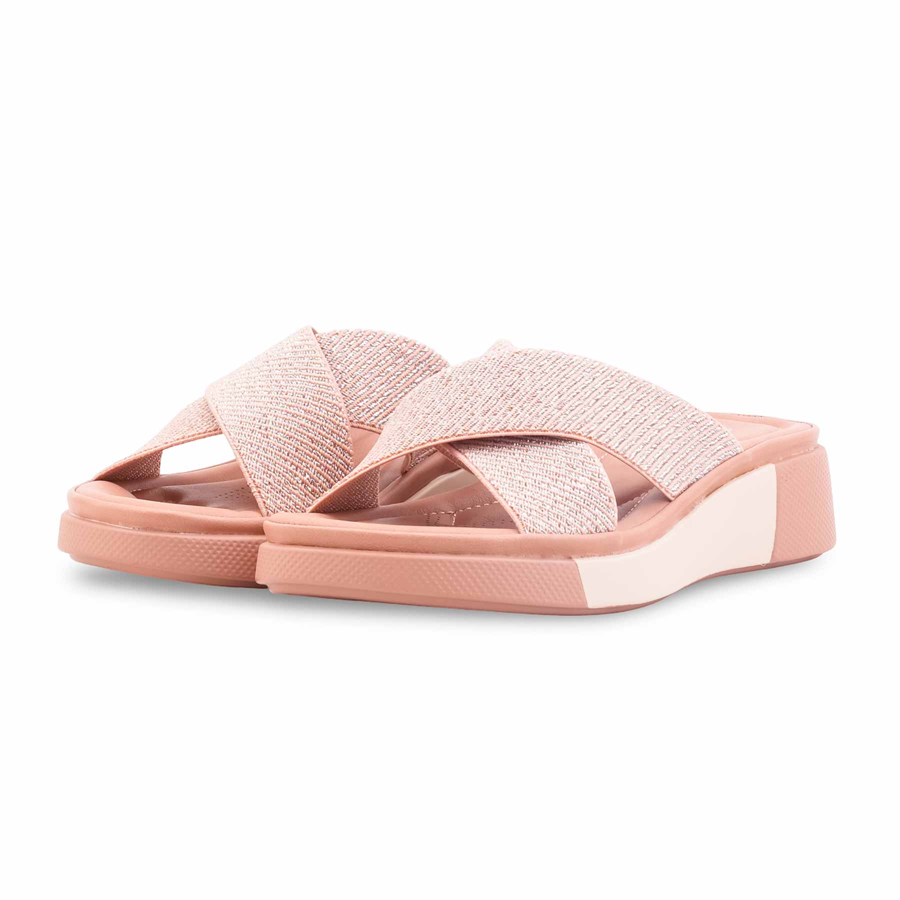 Peach Formal Slipper For Ladies PU0730 - Image 3