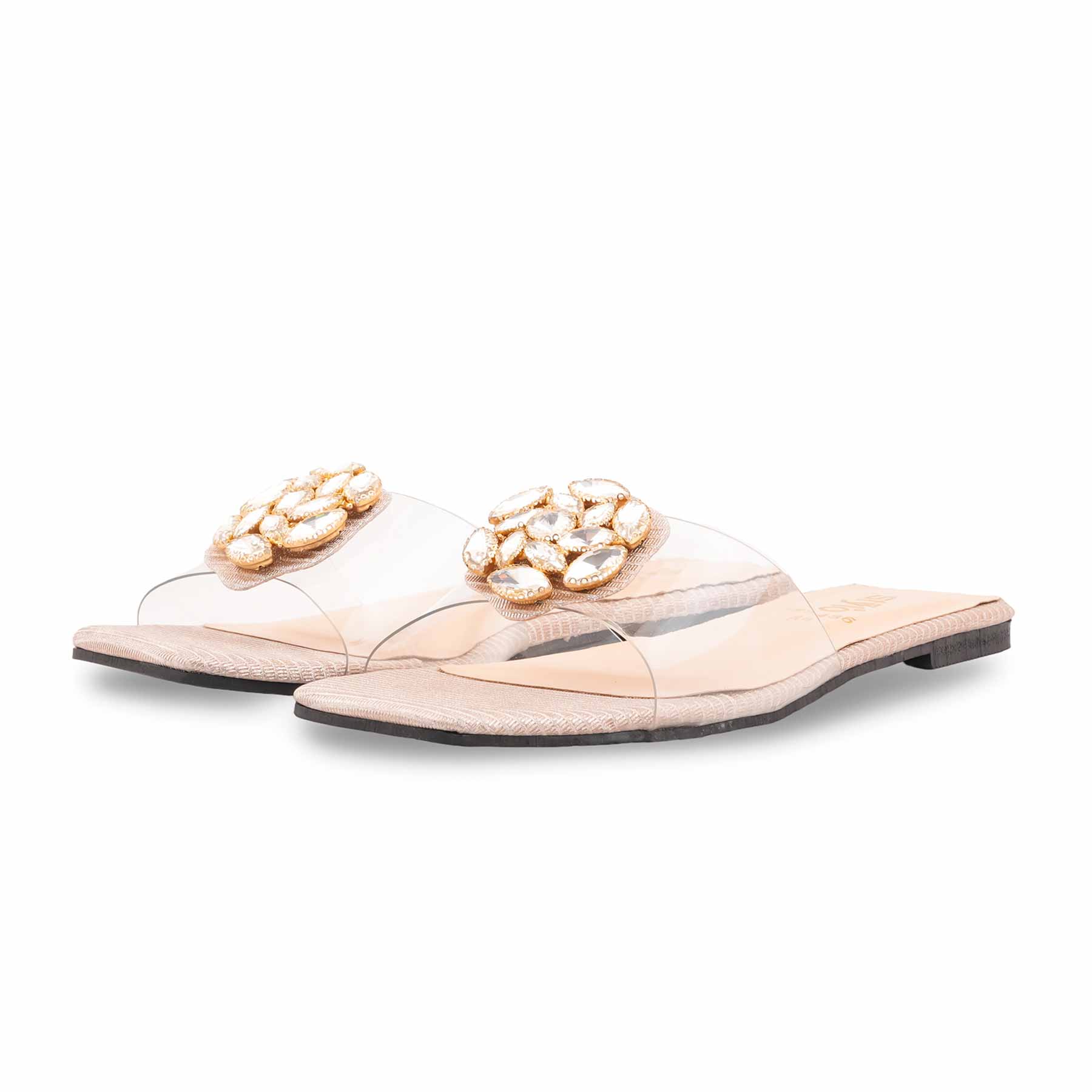 Peach Formal Slipper For Women FR8486 - Image 3