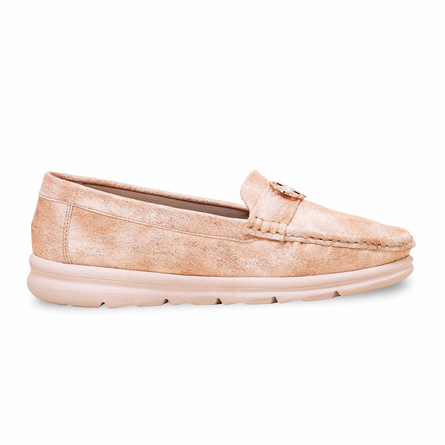 Peach Winter Moccasin WN4350 - Image 2