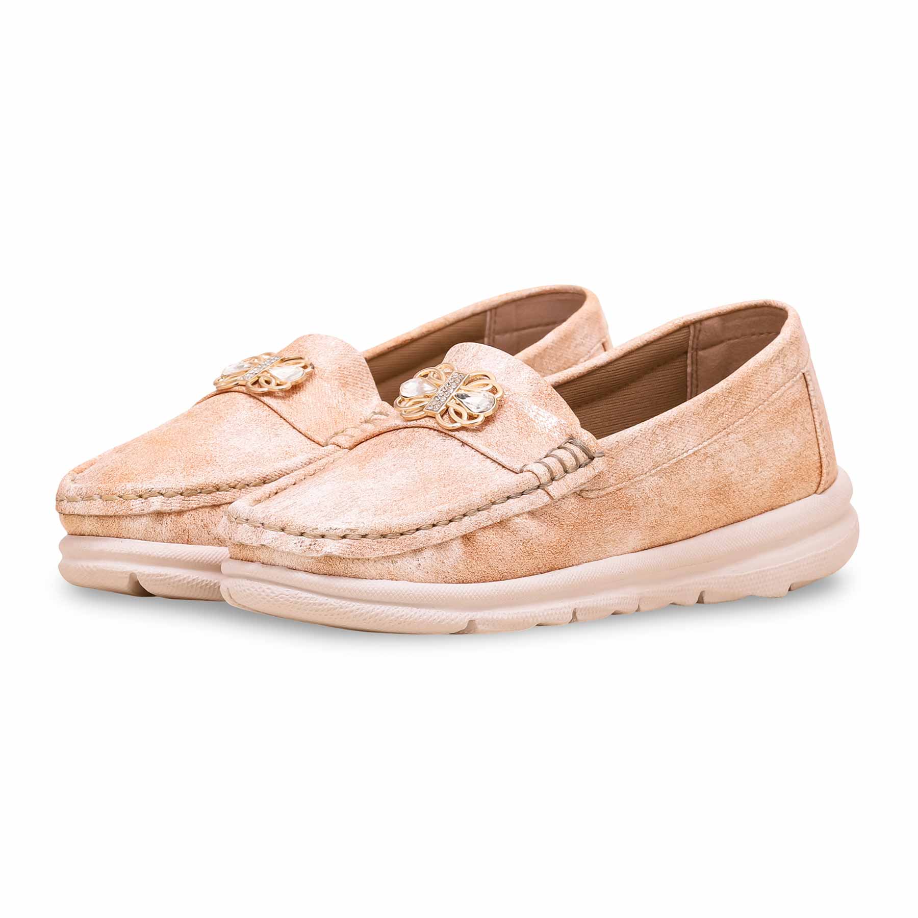 Peach Winter Moccasin WN4350 - Image 3