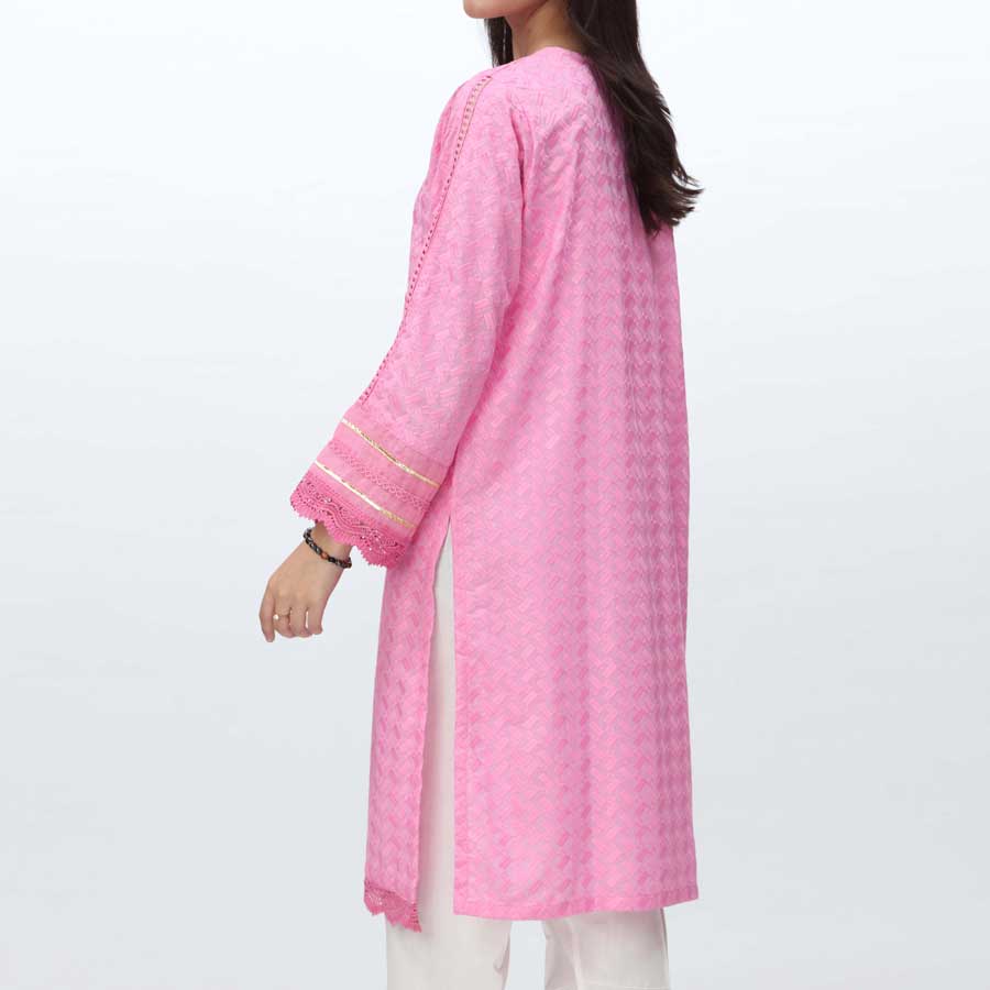 1PC- Embroidered Chikankari Shirt PS4074 - Image 3