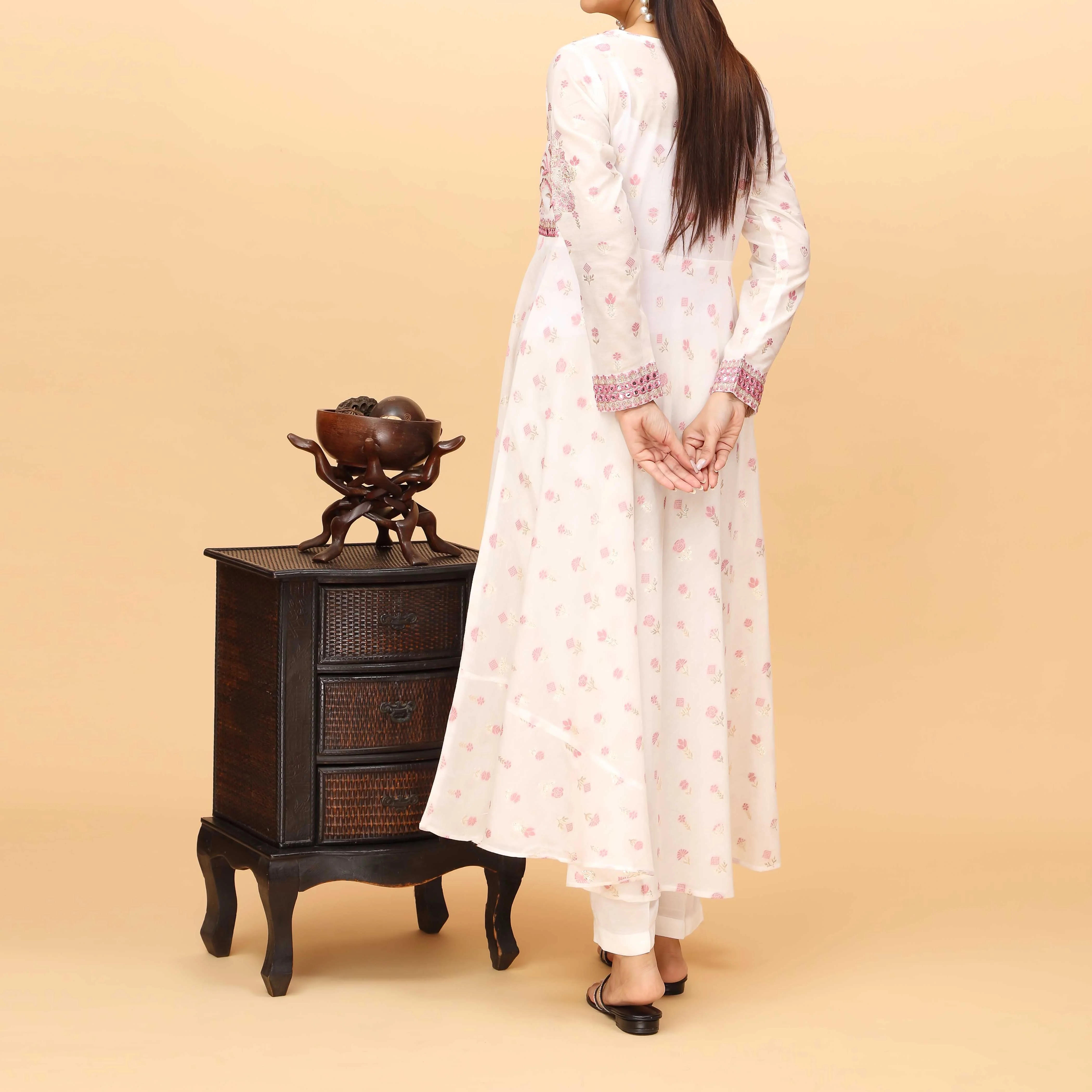 2PC Embellished Jacquard Suit PS4383 - Image 3