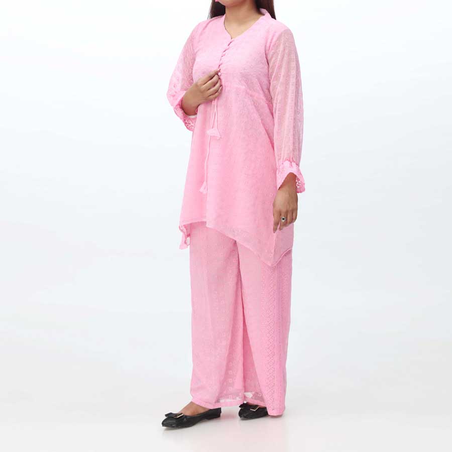 2PC- Embroidered Chiffon Suit PS4237 - Image 2
