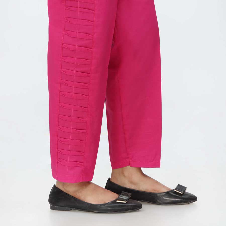 Pink Cambric Slim Fit Trouser PS3573 - Image 3