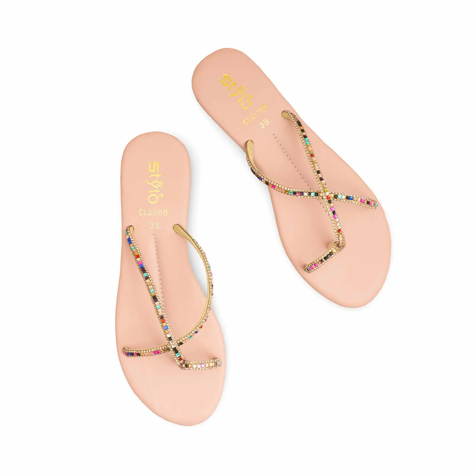 Pink Casual Chappal CL2088 - Image 5