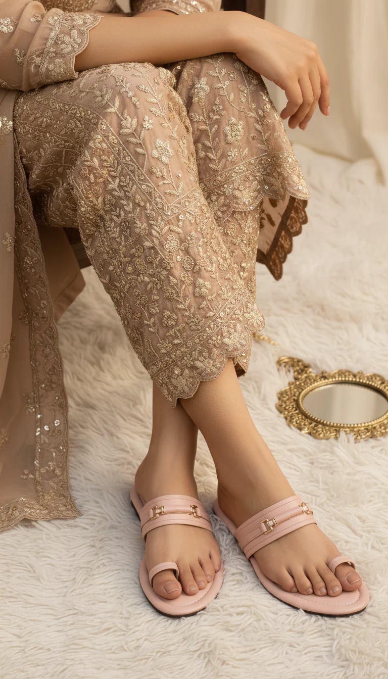 Pink Casual Chappal For Ladies CL2206 - Image 2