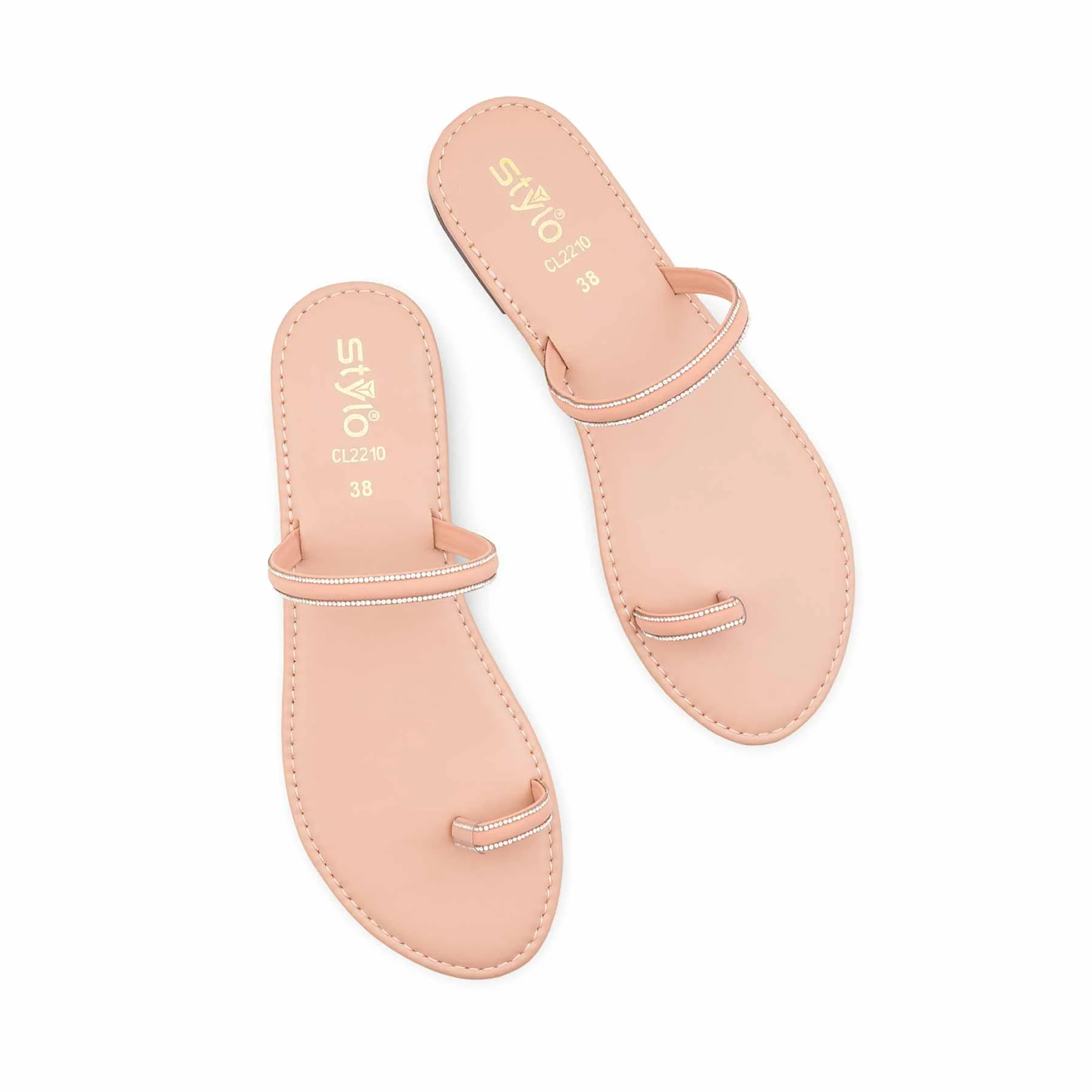 Pink Casual Chappal For Ladies CL2210 - Image 5