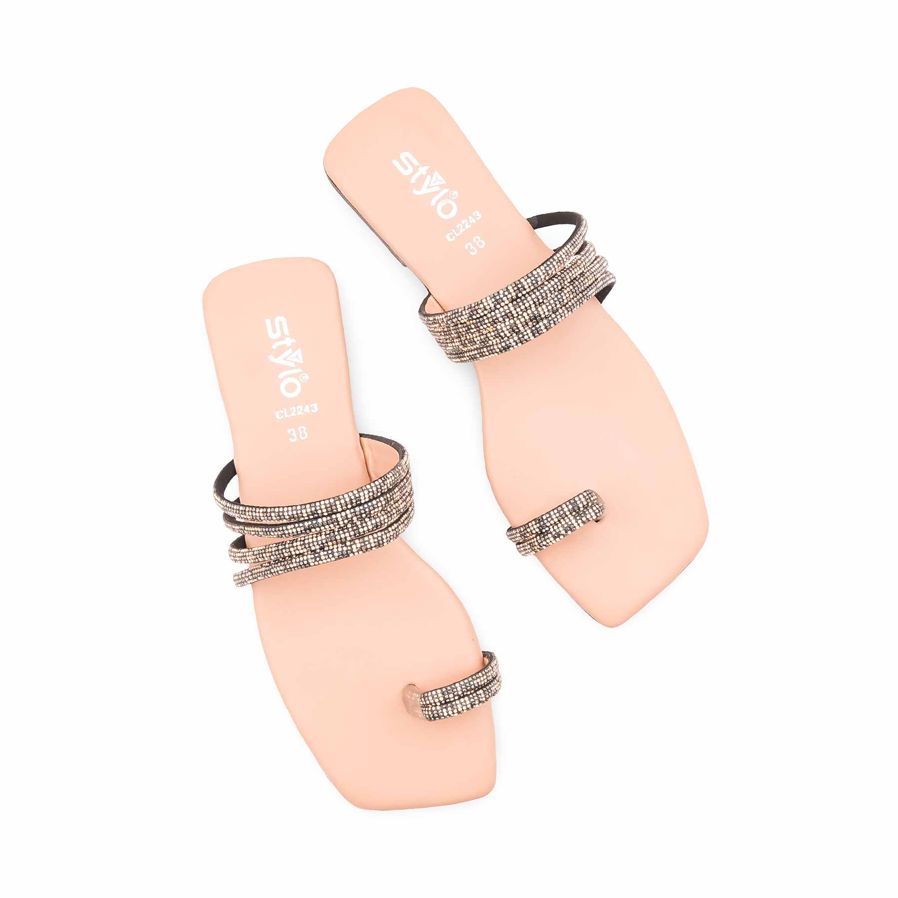 Pink Casual Chappal For Women CL2243 - Image 5