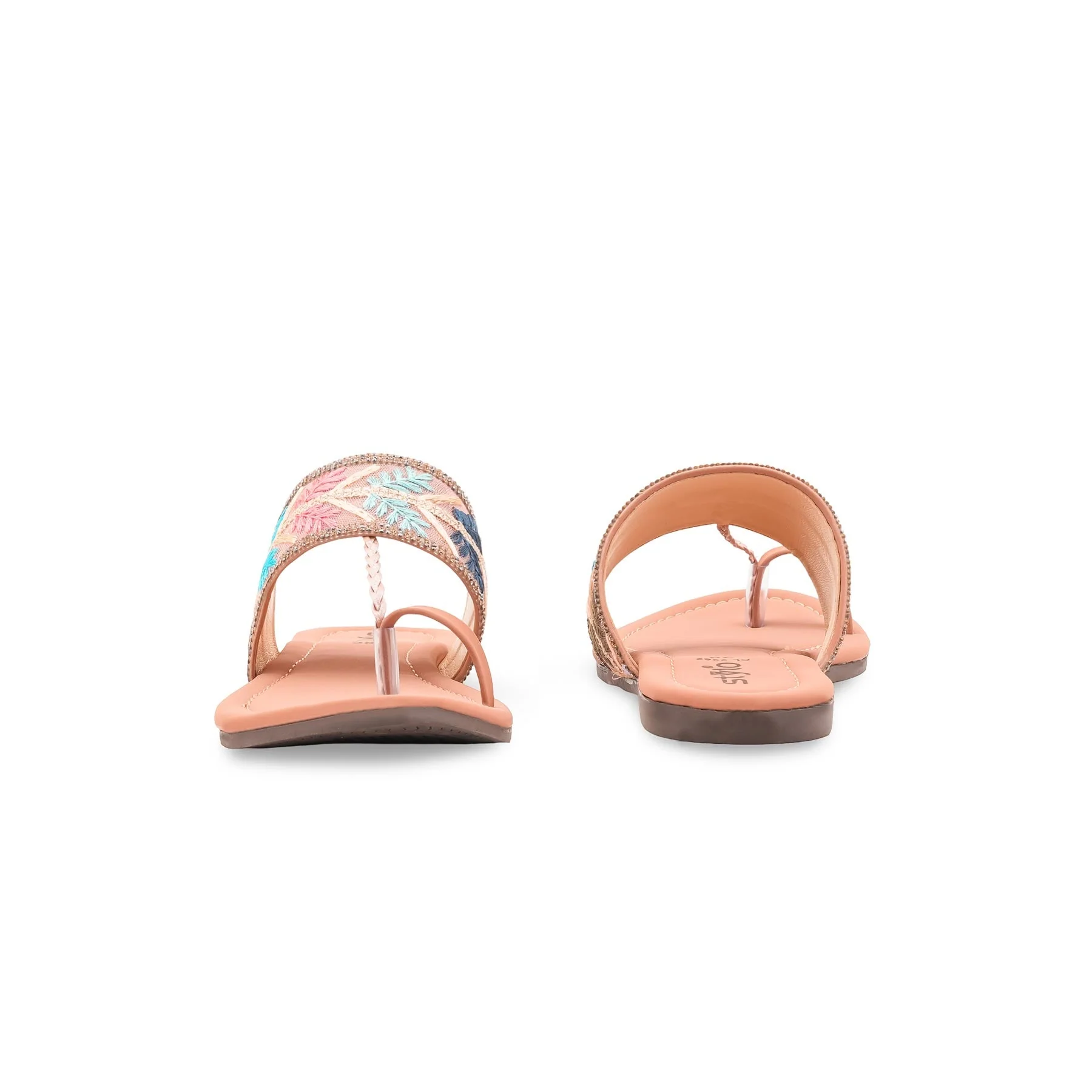 Pink Casual Chappal For Women CL2262 - Image 4