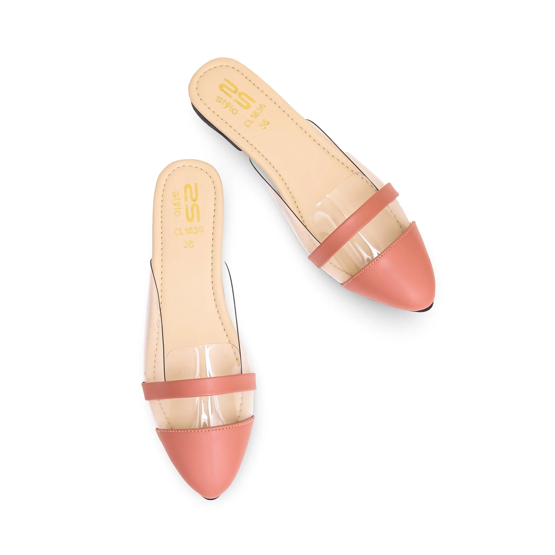 Pink Casual Mule CL1836 - Image 4