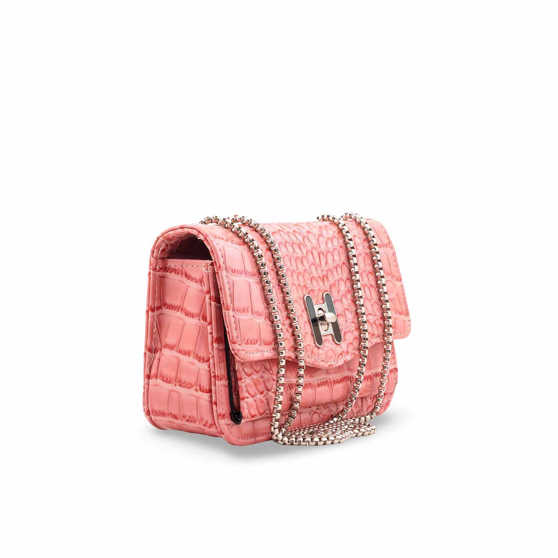 Pink Casual Pouch For Ladies P97660 - Image 3