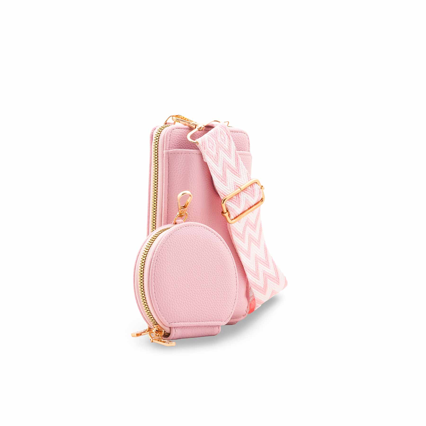 Pink Casual Pouch For Ladies P97698 - Image 3