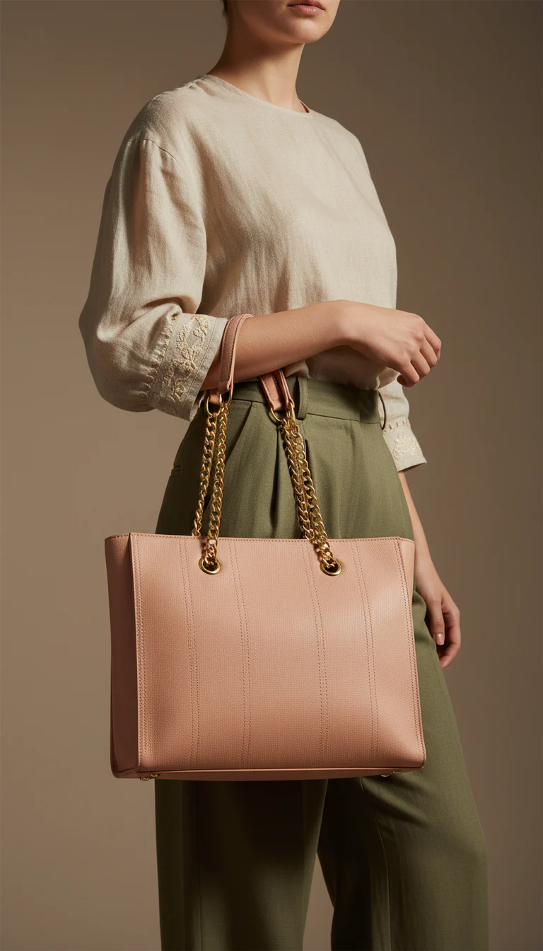 Pink Casual Shoulder Bag For Ladies P56256