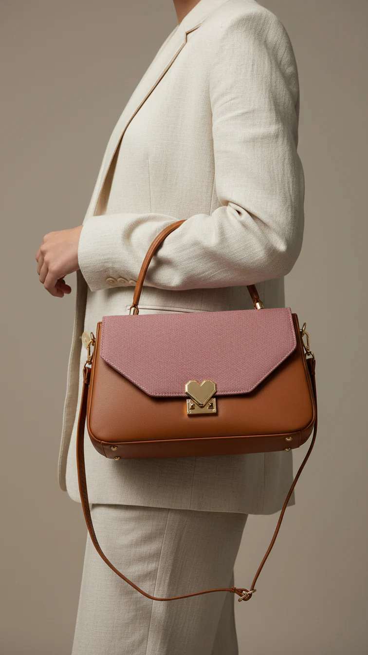 Pink Casual Shoulder Bag For Women P55804