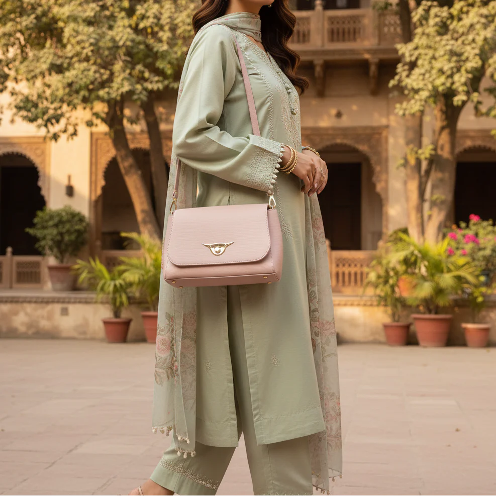 Pink Casual Shoulder Bag For Women P55817 - Image 2