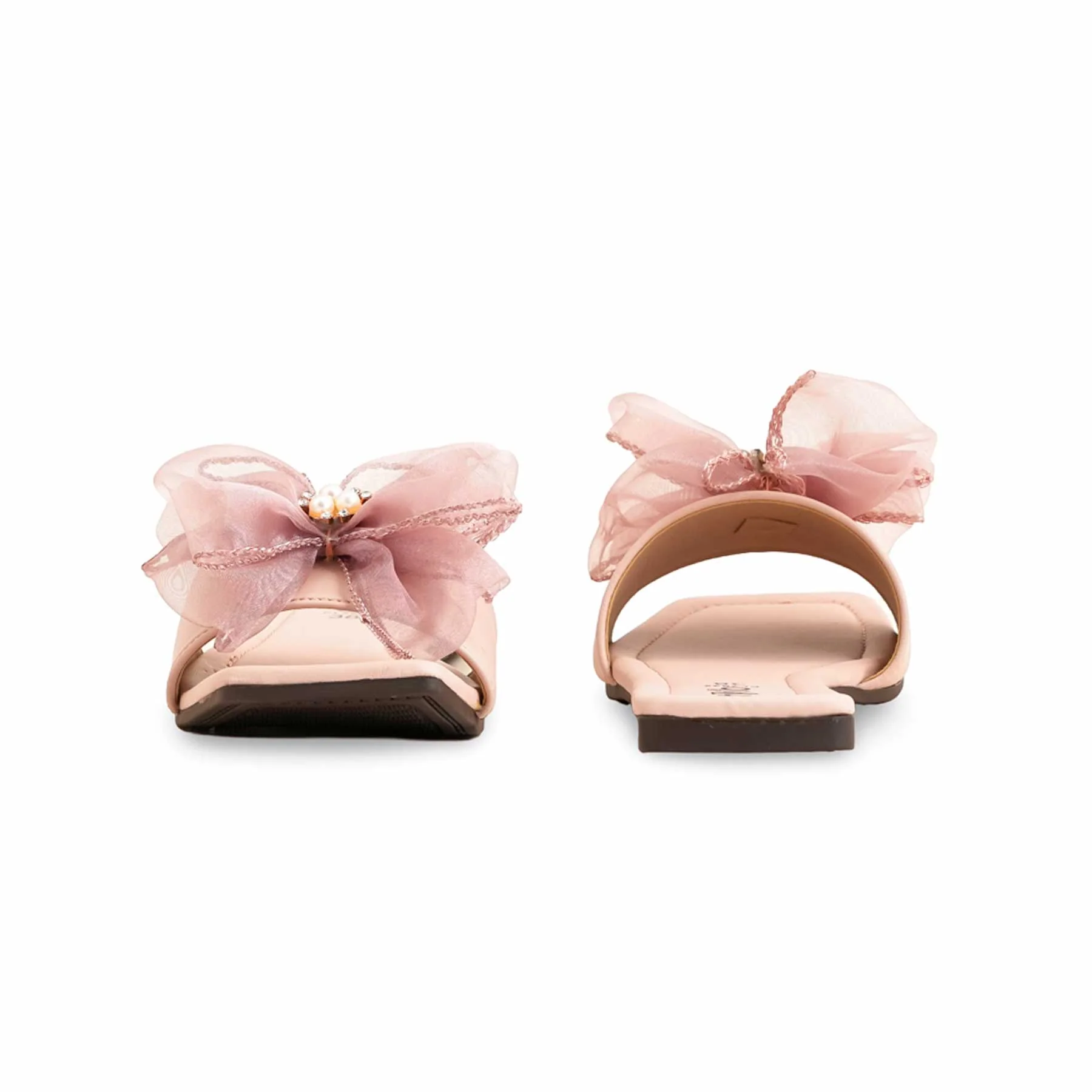 Pink Casual Slipper For Ladies CL2032 - Image 4