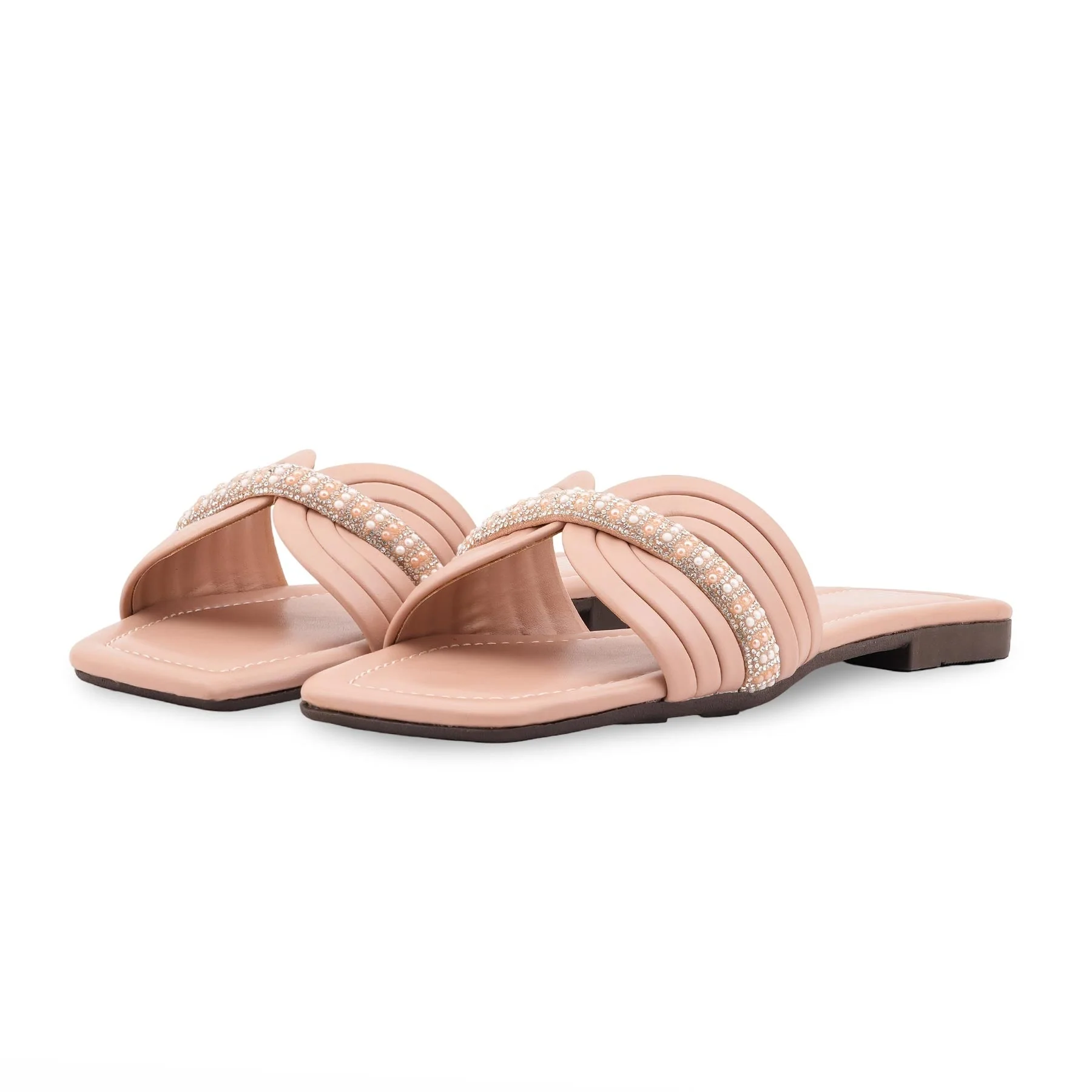 Pink Casual Slipper For Ladies CL2247 - Image 3