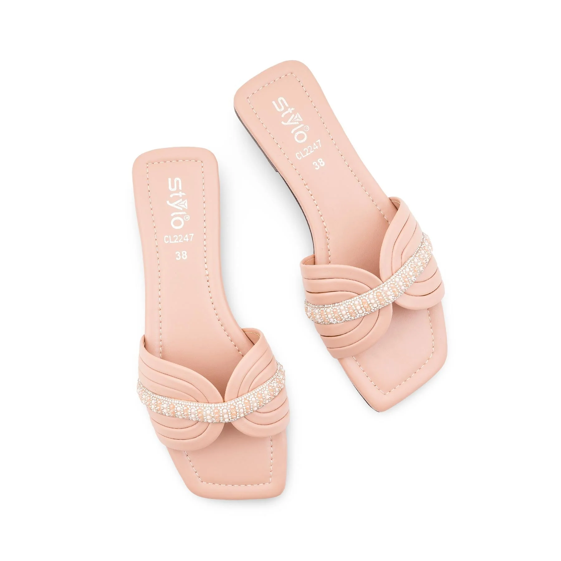 Pink Casual Slipper For Ladies CL2247 - Image 5