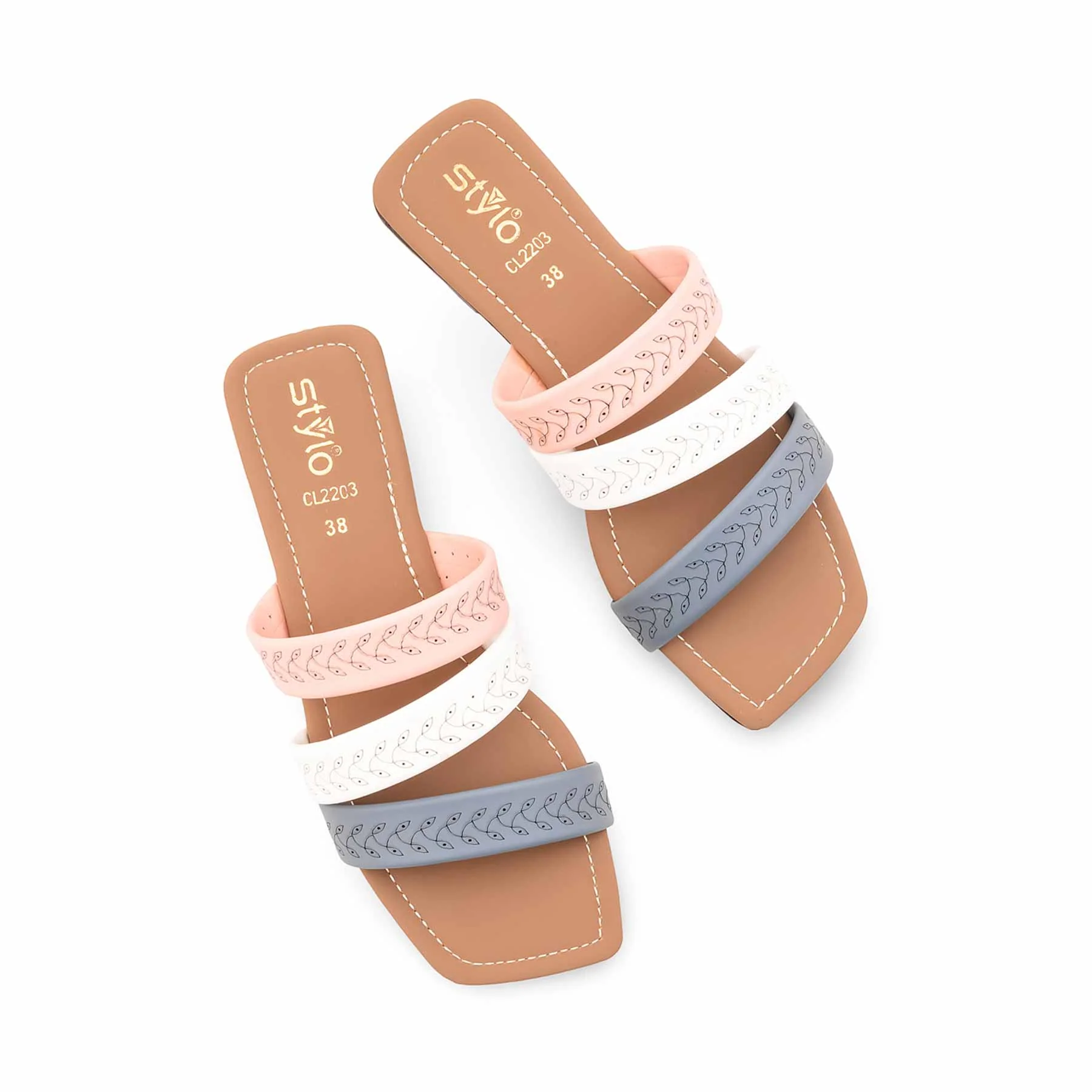 Pink Casual Slipper For Women CL2203 - Image 5