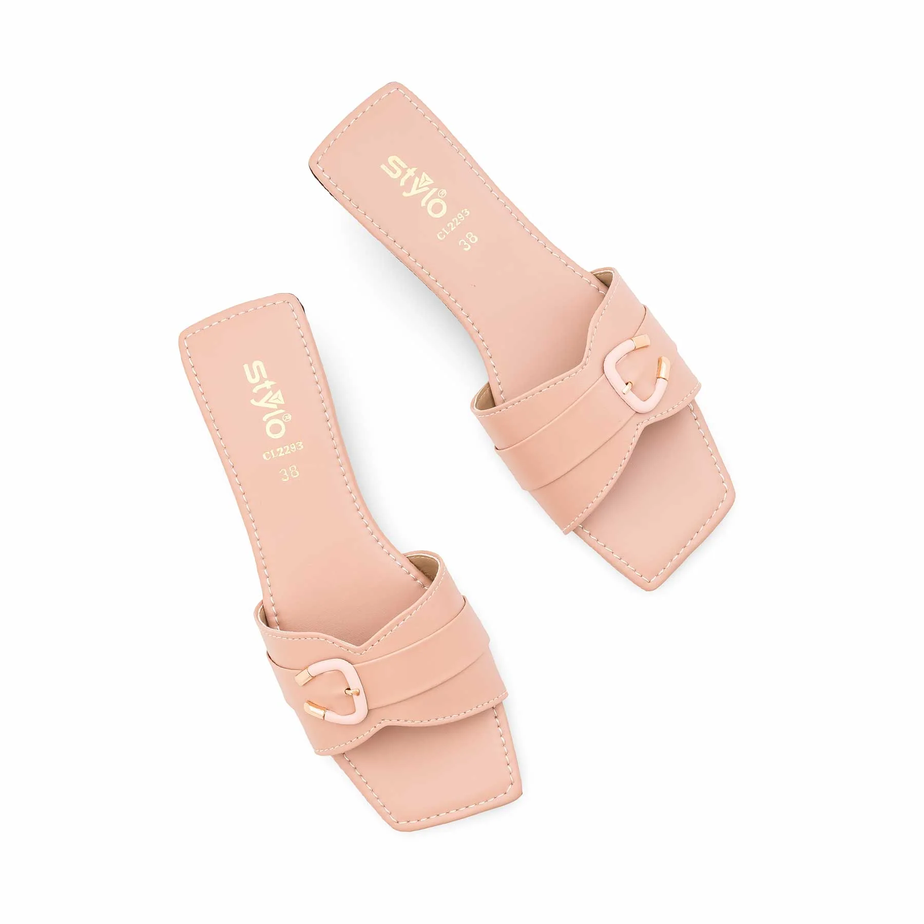 Pink Casual Slipper For Women CL2293 - Image 5