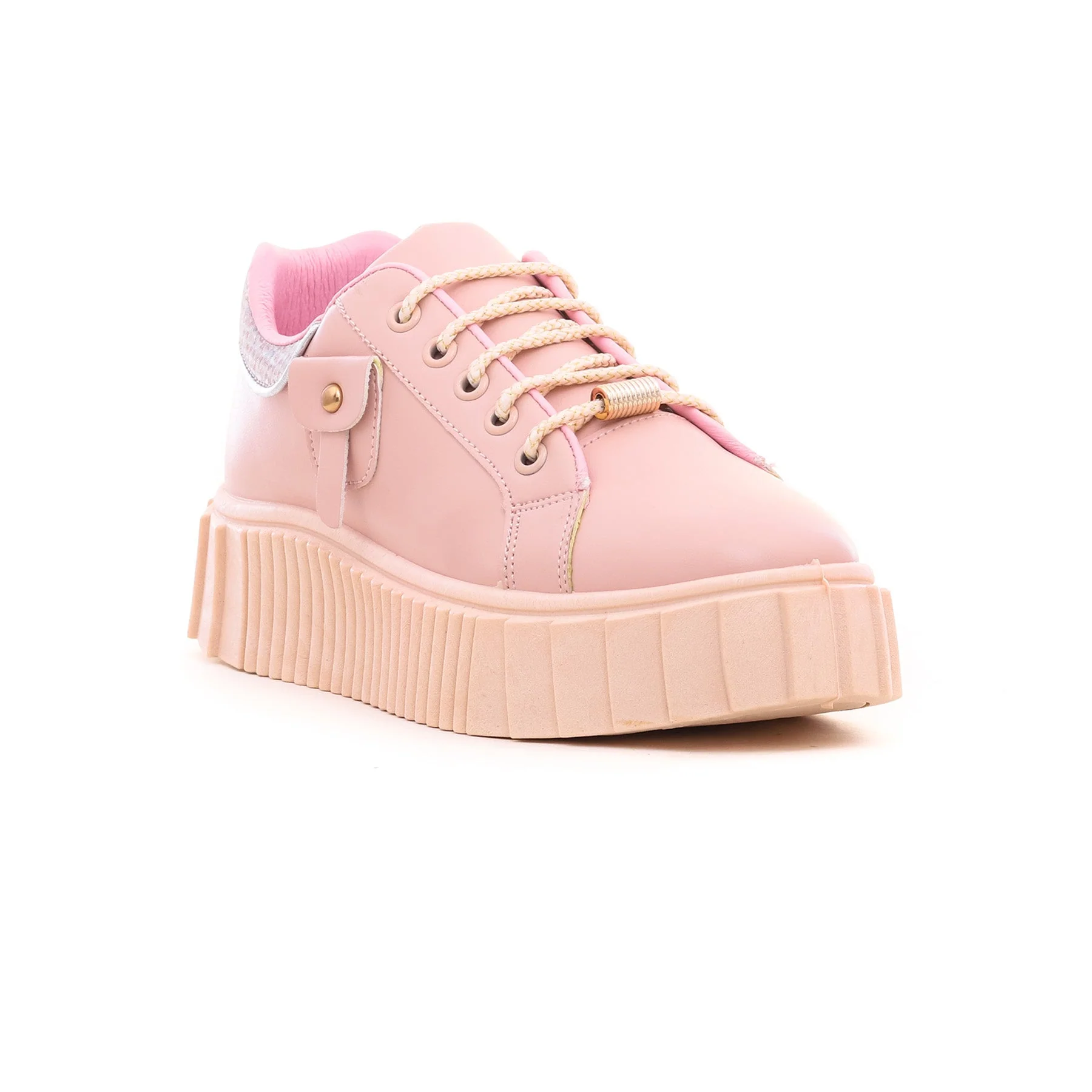 Women Pink Casual Sneaker AT7199 - Image 2