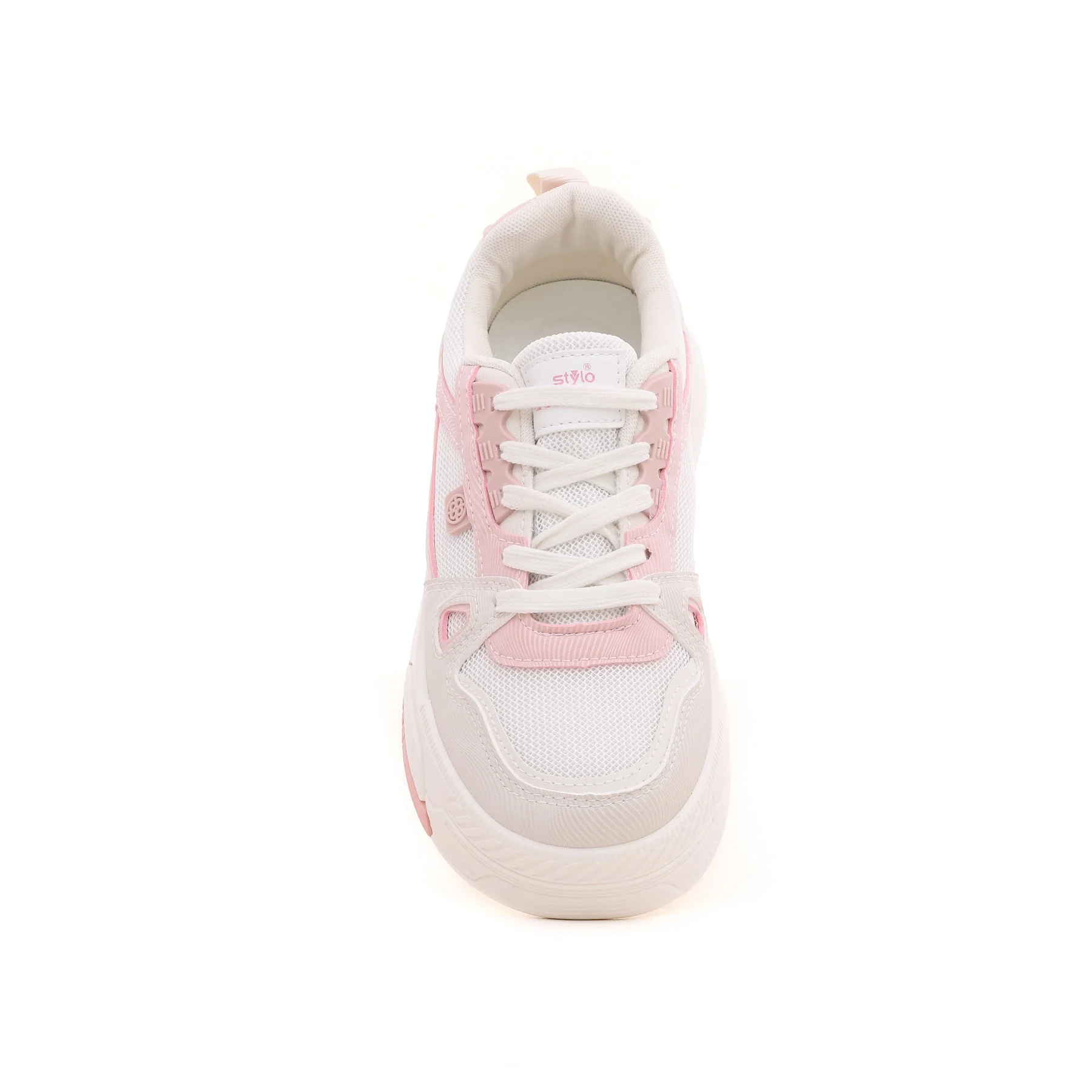 Women Pink Casual Sneaker AT7225 - Image 3