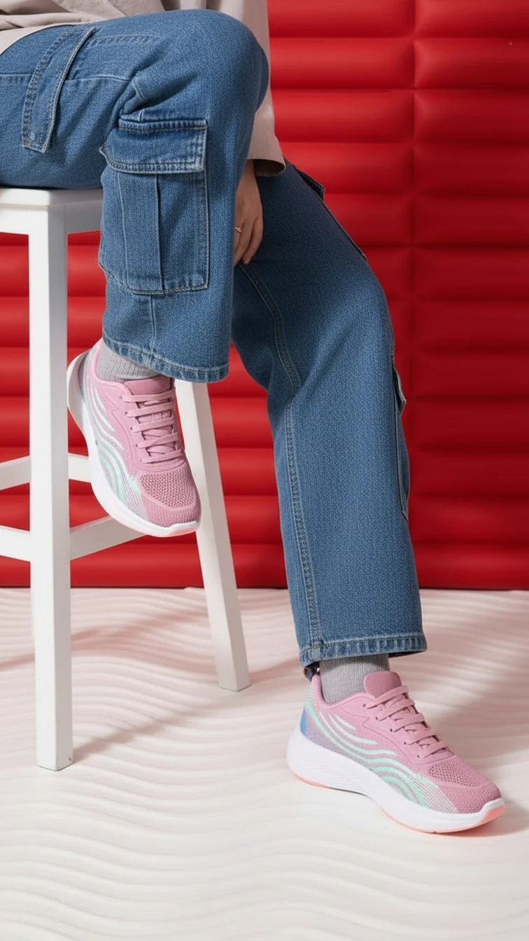Pink Casual Sneaker AT7503 - Image 2