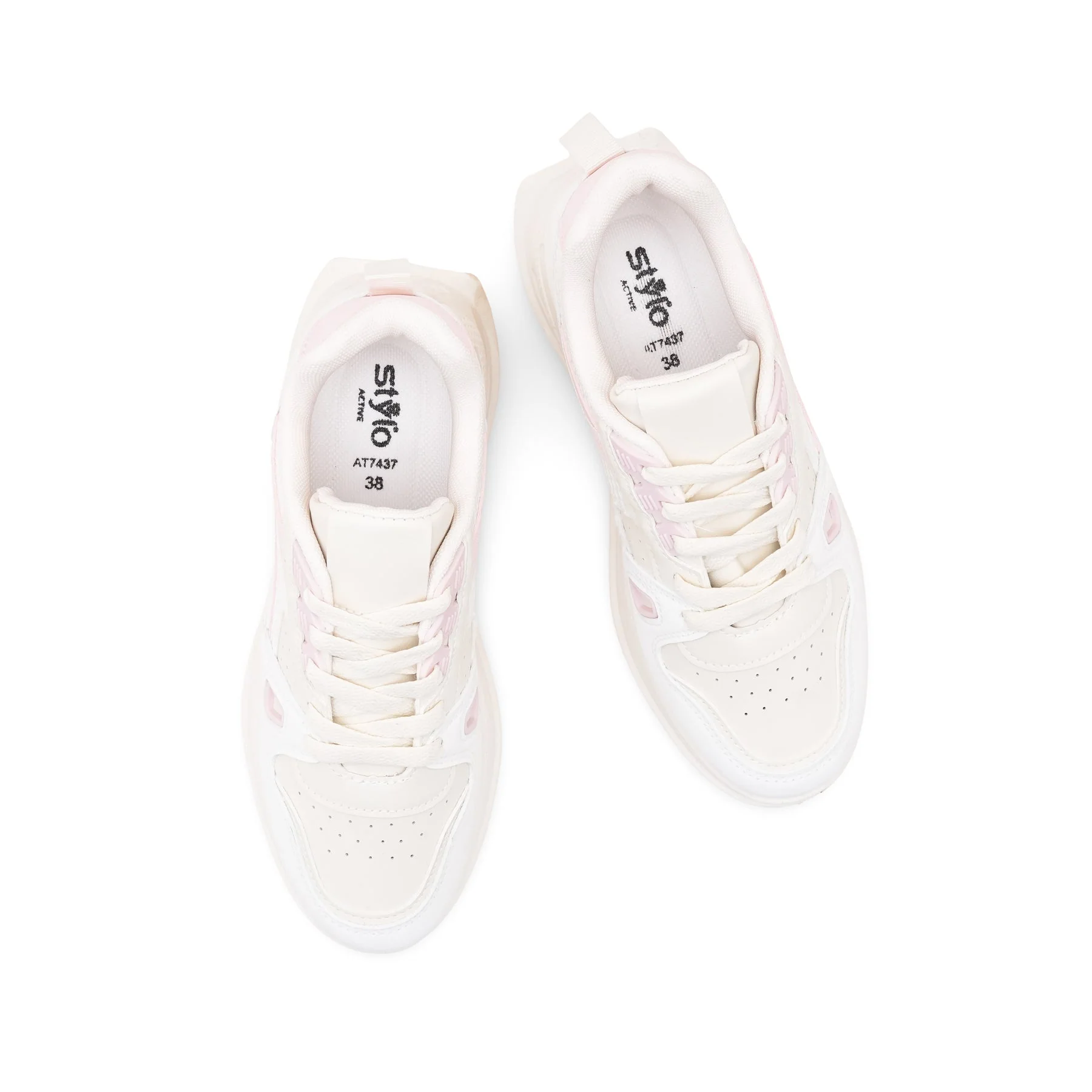 Pink Casual Sneaker For Ladies AT7437 - Image 5