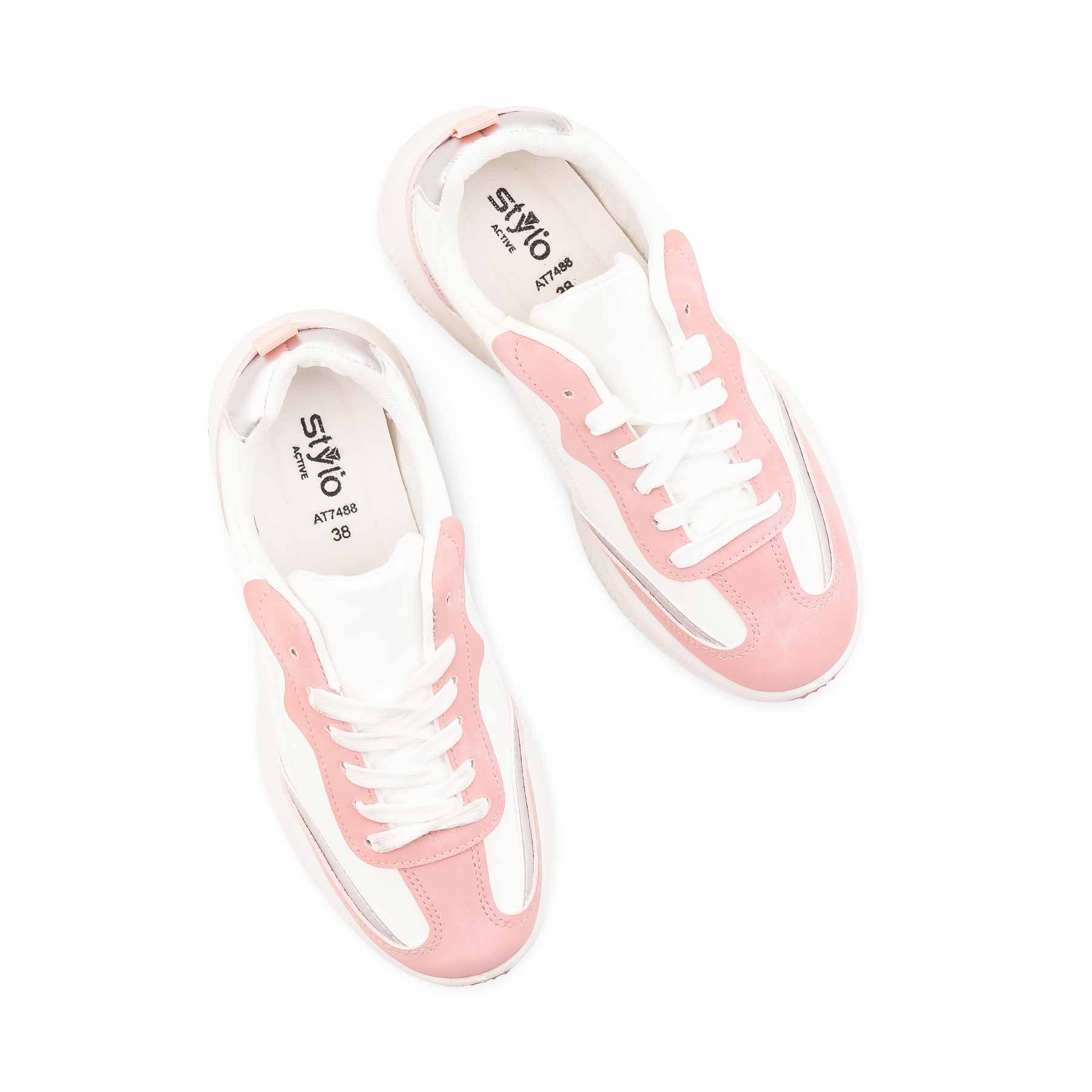 Pink Casual Sneaker For Women AT7488 - Image 5