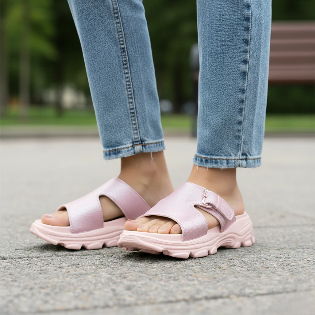 Pink Casual Softy For Women CL9384 - Image 2